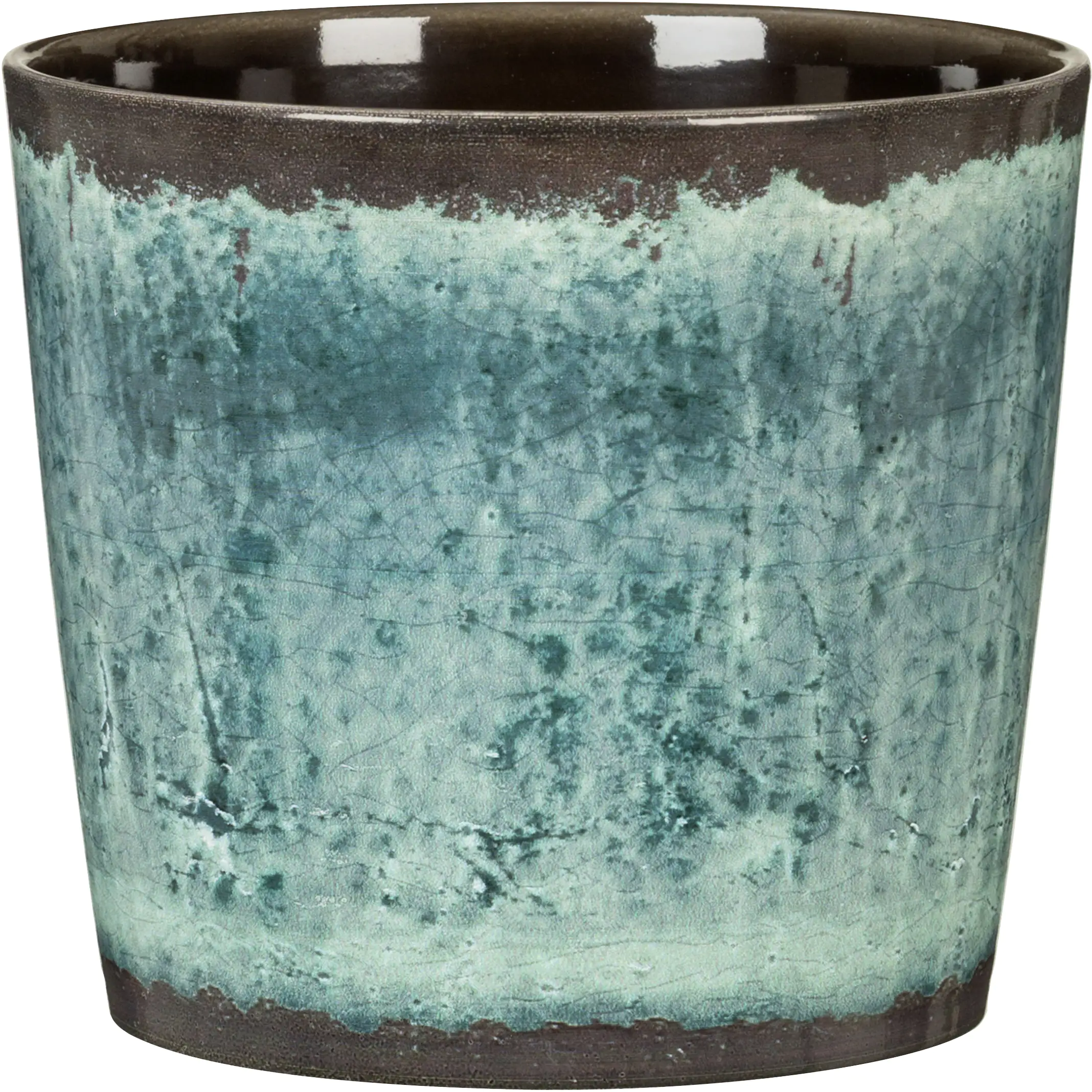 Scheurich Übertopf Tradition Ø 15,1 x 13,5 cm ocean glaze