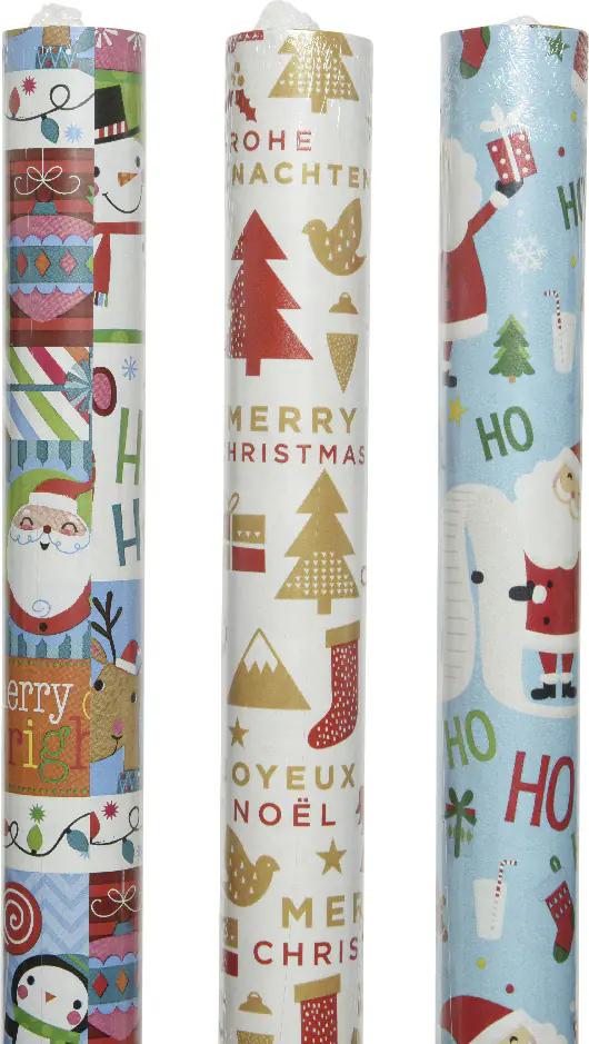 Kaemingk Geschenkpapier Weihnachten 3 m