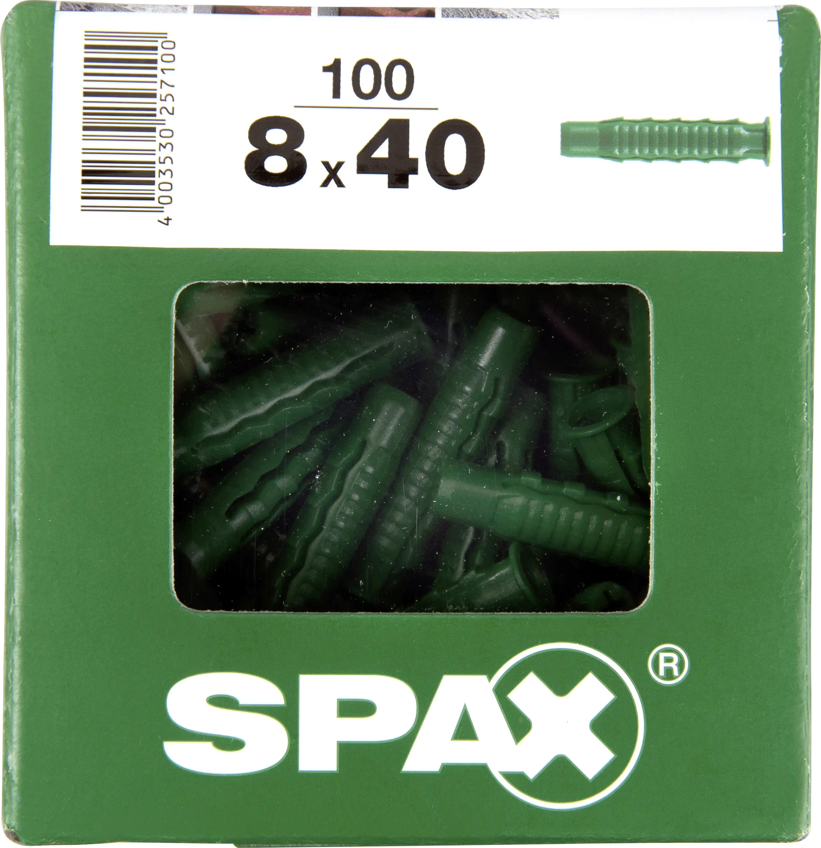 Spax Spreizdübel 8.0 x 40 mm - 100 Stück