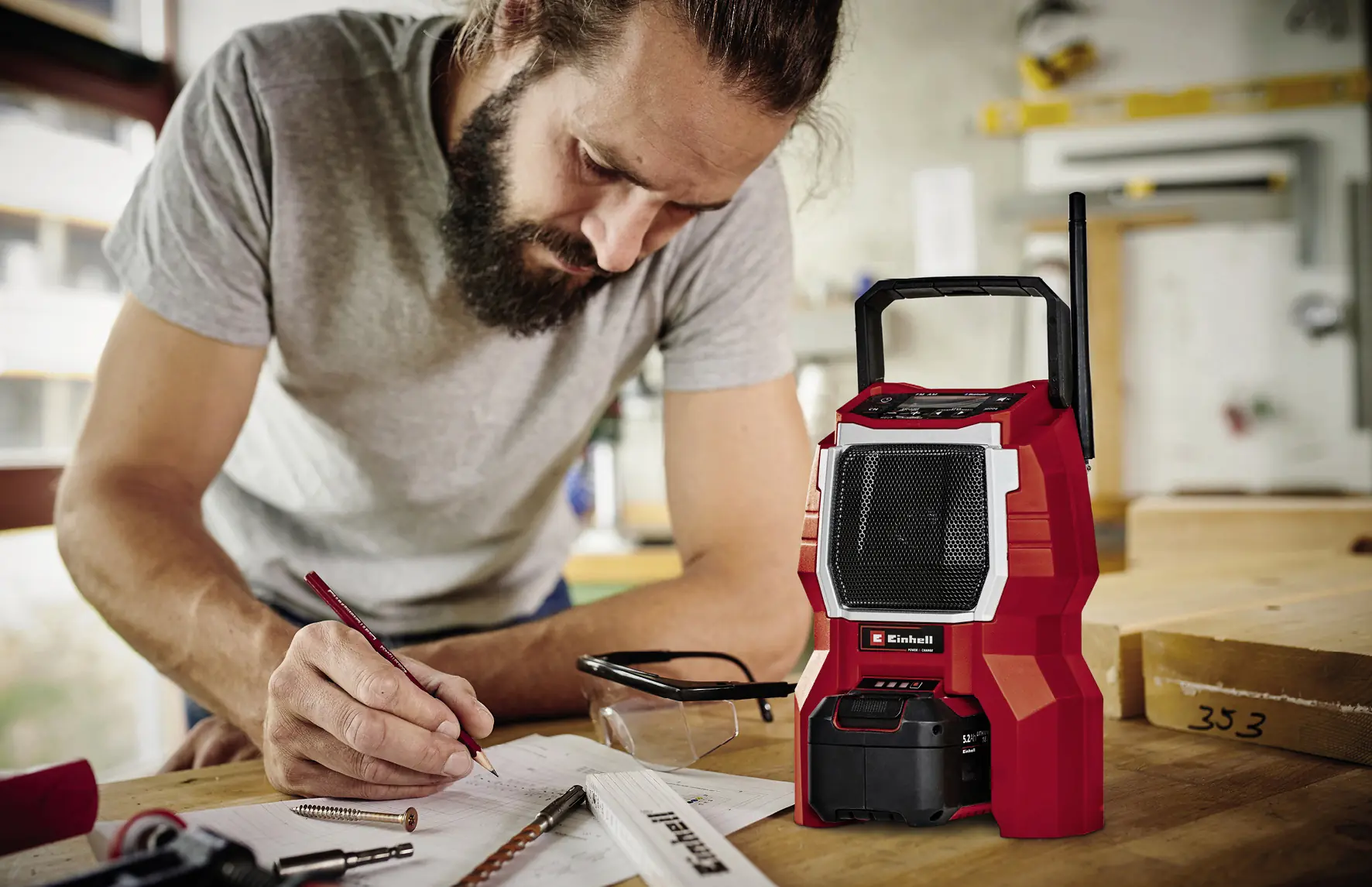 Einhell Classic Akku-Radio TC-RA 18 Li BT Solo 18 V Einhell Classic Akku-Radio TC-RA 18 Li BT Solo 18 V