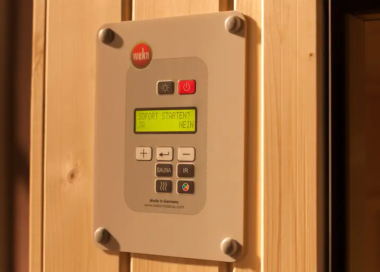 Weka Element-Designsauna Sara 1 Set 1 mit OS Saunaofen Weka Element-Designsauna Sara 1 Set 1 mit OS Saunaofen