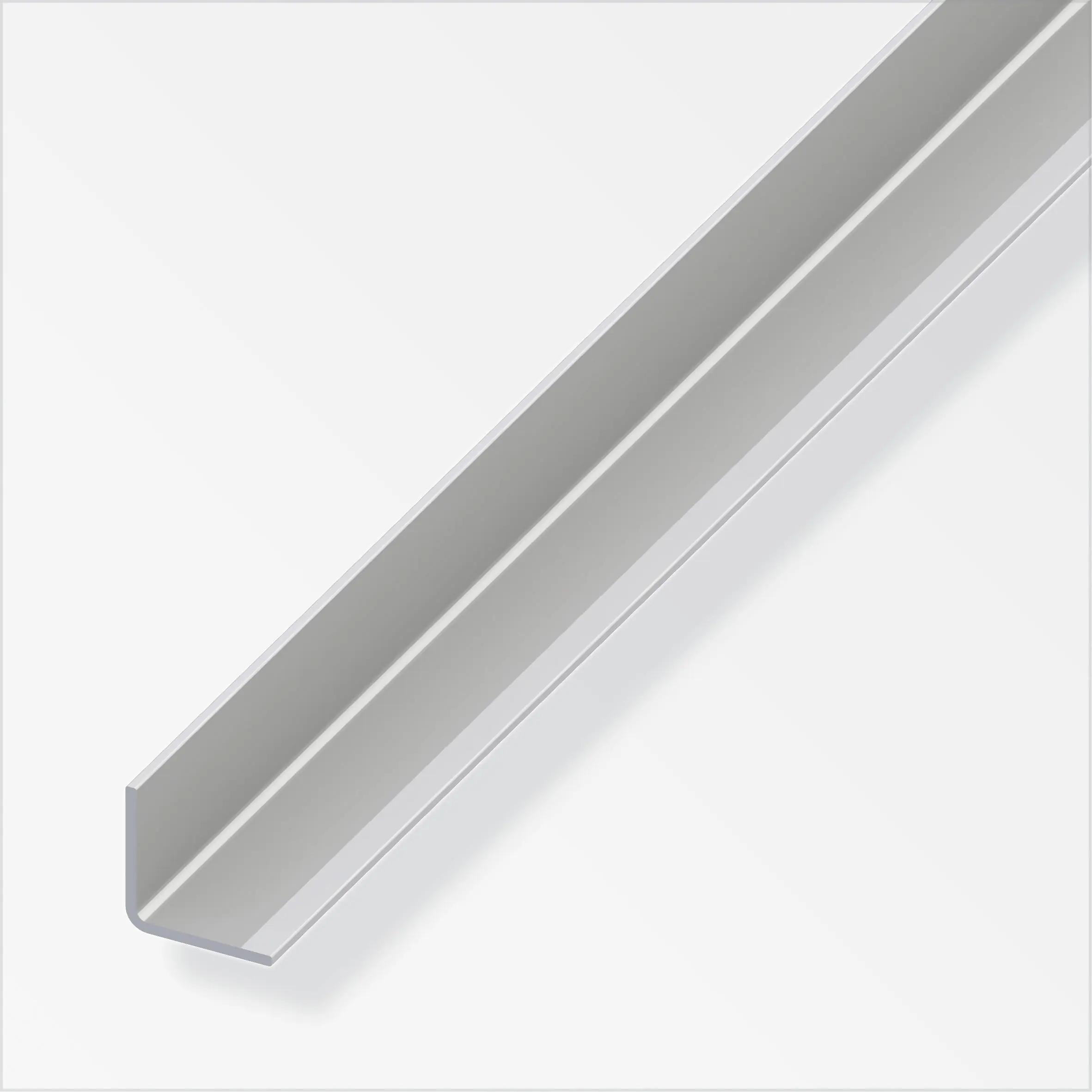 alfer Winkel 1 m, 20 x 20 mm EdelStahl roh natur
