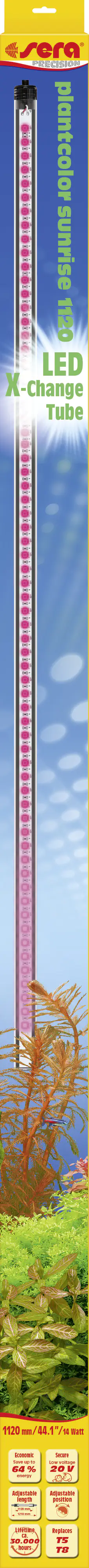 Sera Aquarium-Beleuchtung LED plantcolor sunrise 1120 2XR - 1 Stück