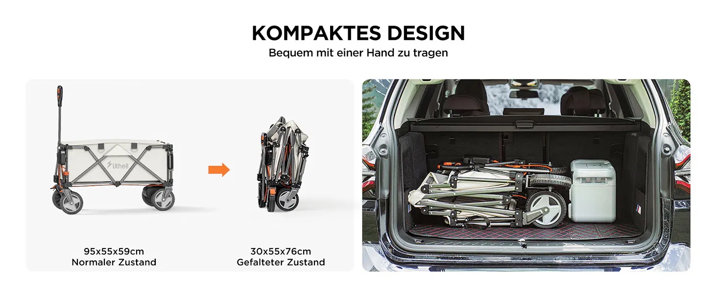 Litheli Bollerwagen 450 W W1 Pro, inkl. Akku 4.0 Ah