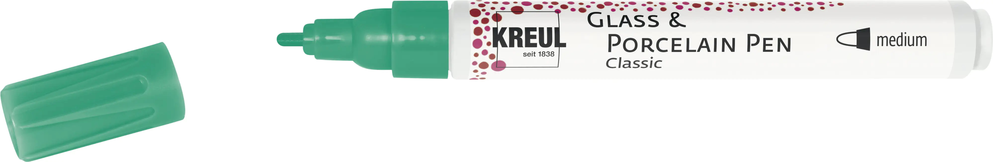 Kreul Glass & Porcelain Pen Classic französisch grün 2 - 4 mm