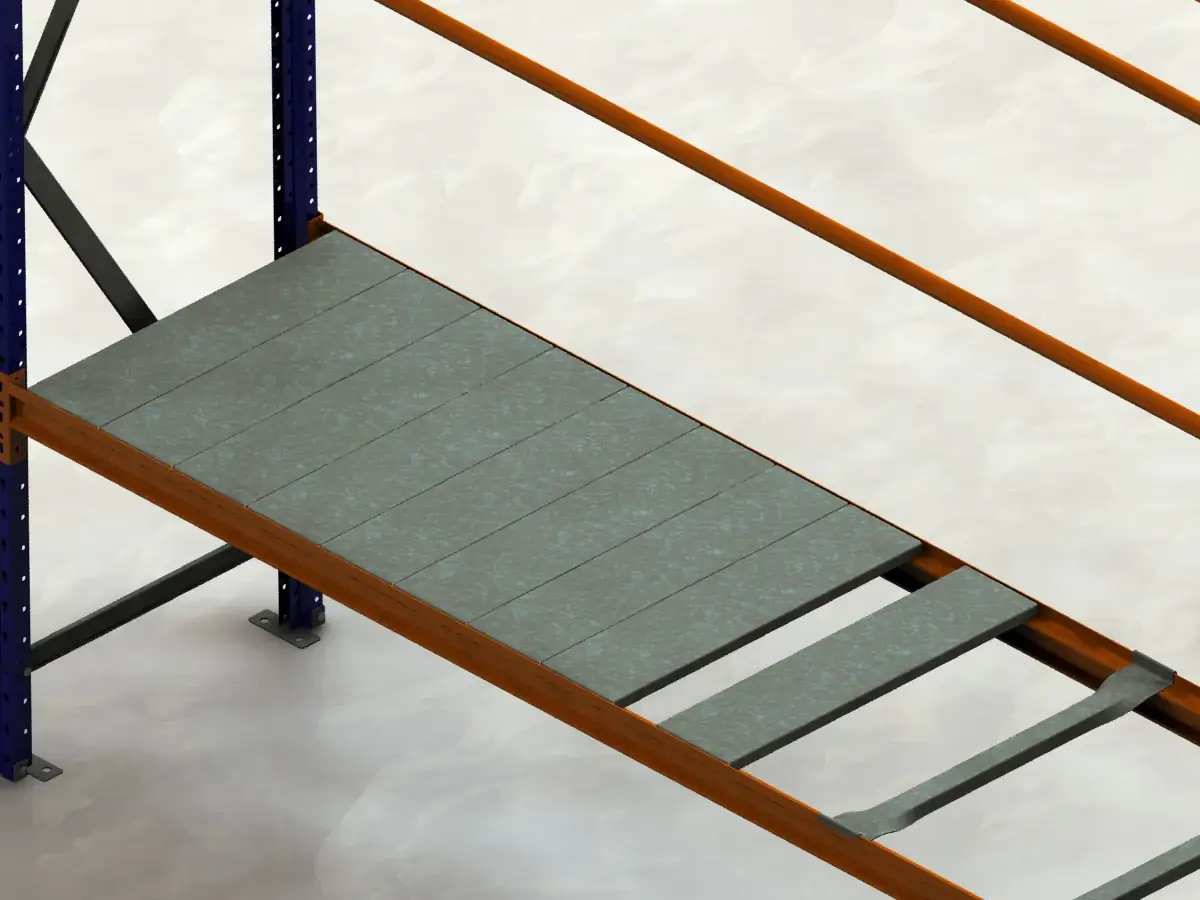 Metallboden 200 x 800 mm