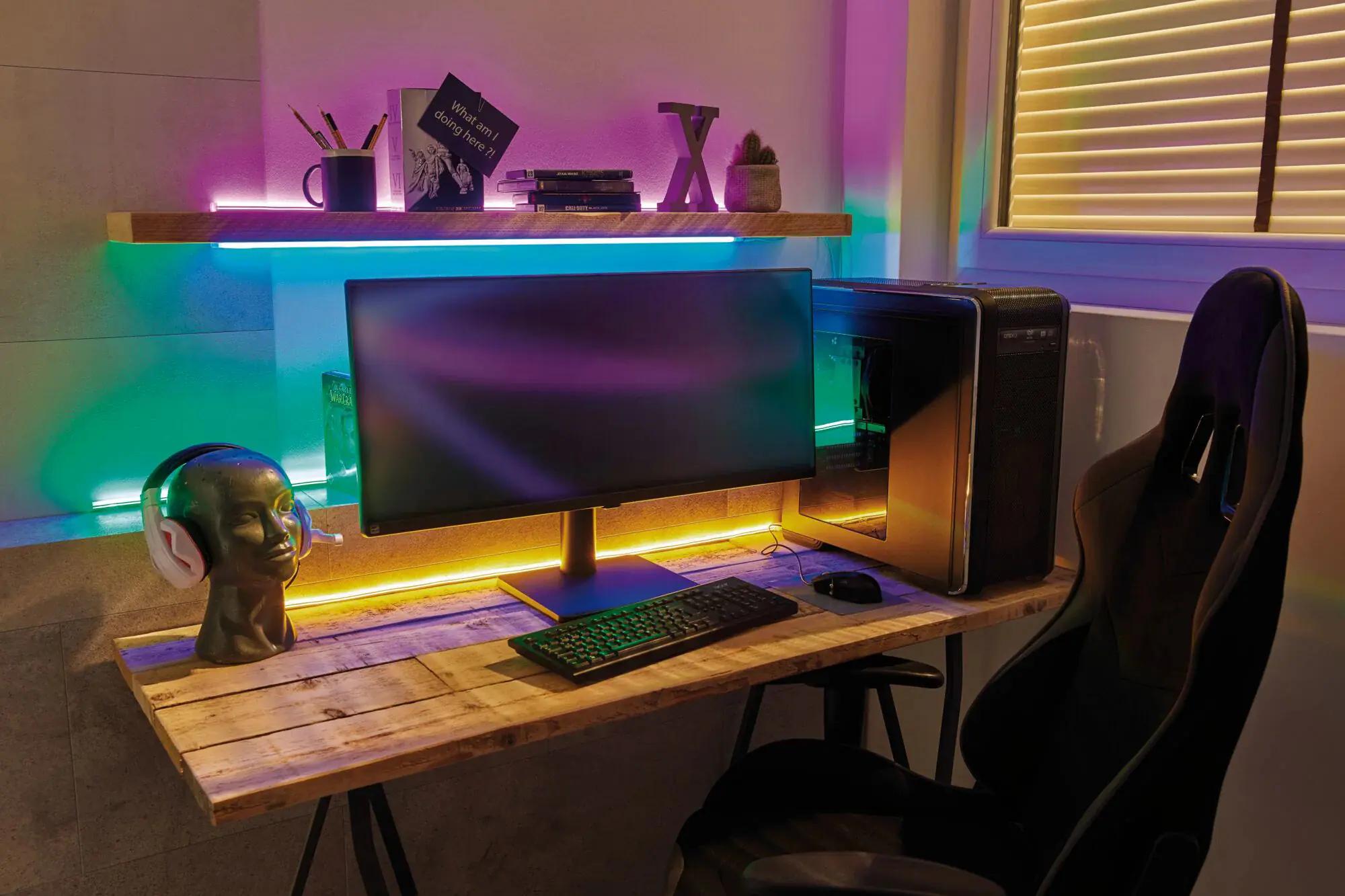 Paulmann LED-Streifen Neon Colorflex Kleeblatt 1 m 4,5 W grün