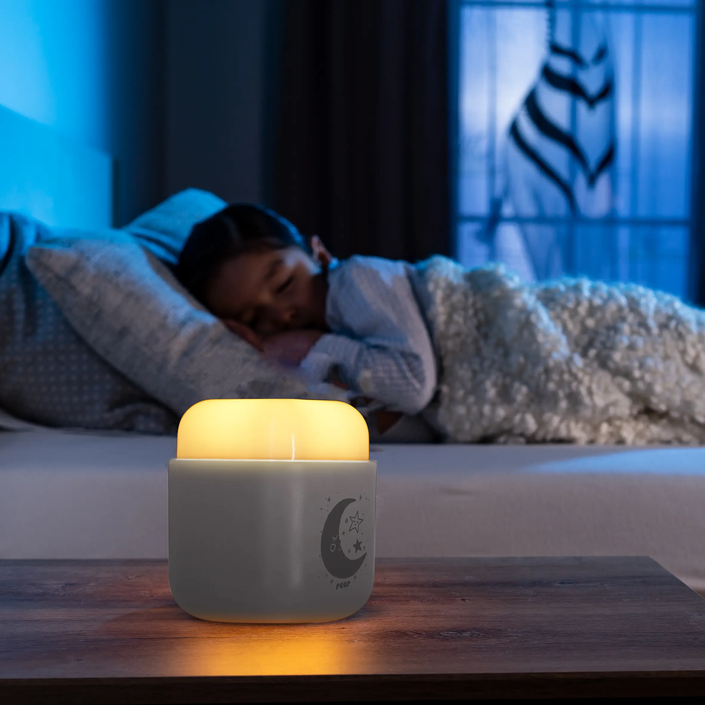 reer LED Nachtlicht 2-in-1 SleepLight hellgrau