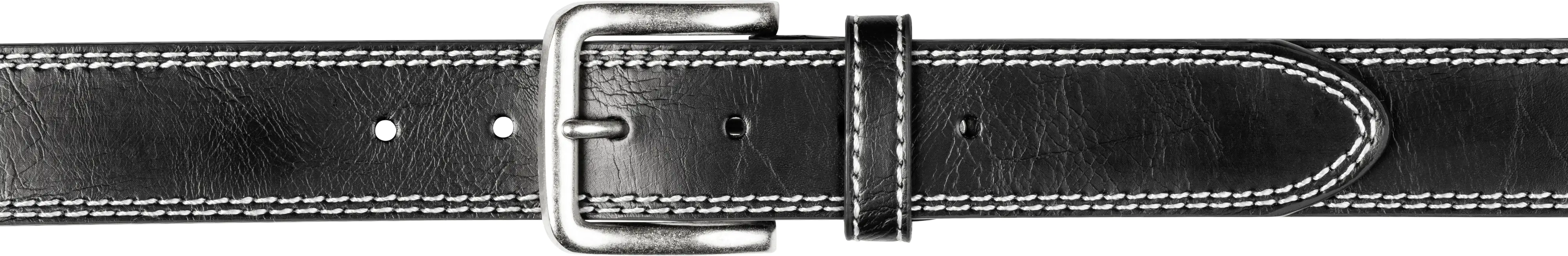Landes Lederwarenfabrik Jeansgürtel schwarz