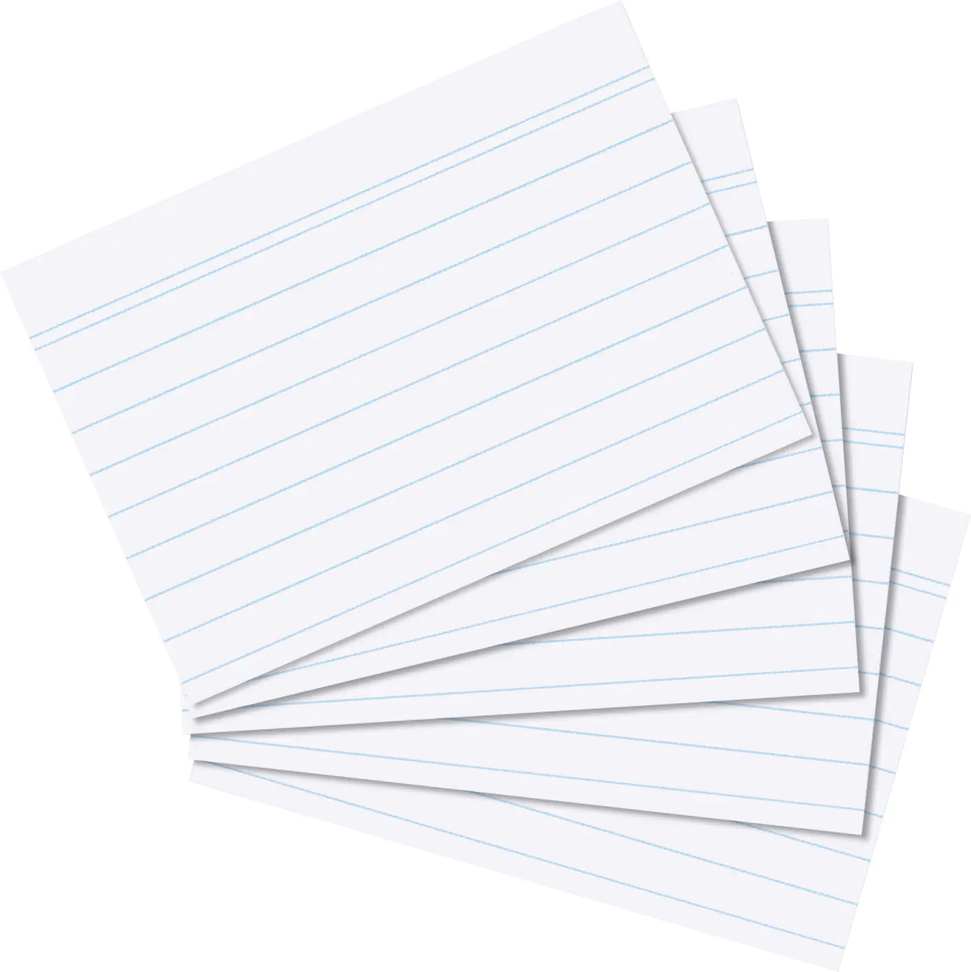 herlitz Karteikarte A7 liniert weiss 100 Stück