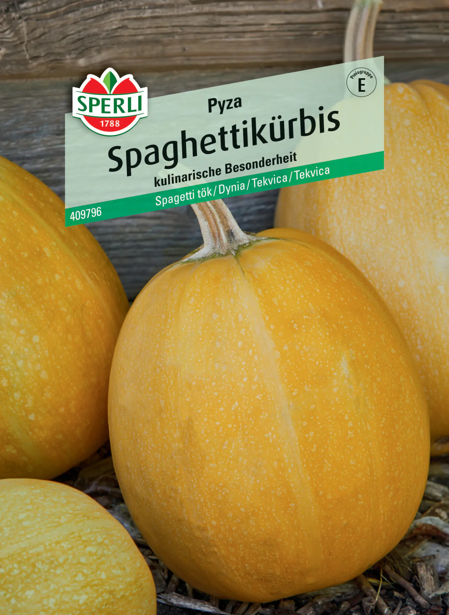 Sperli Saatgut Spaghettikürbis Pyza für ca. 12 Pflanzen