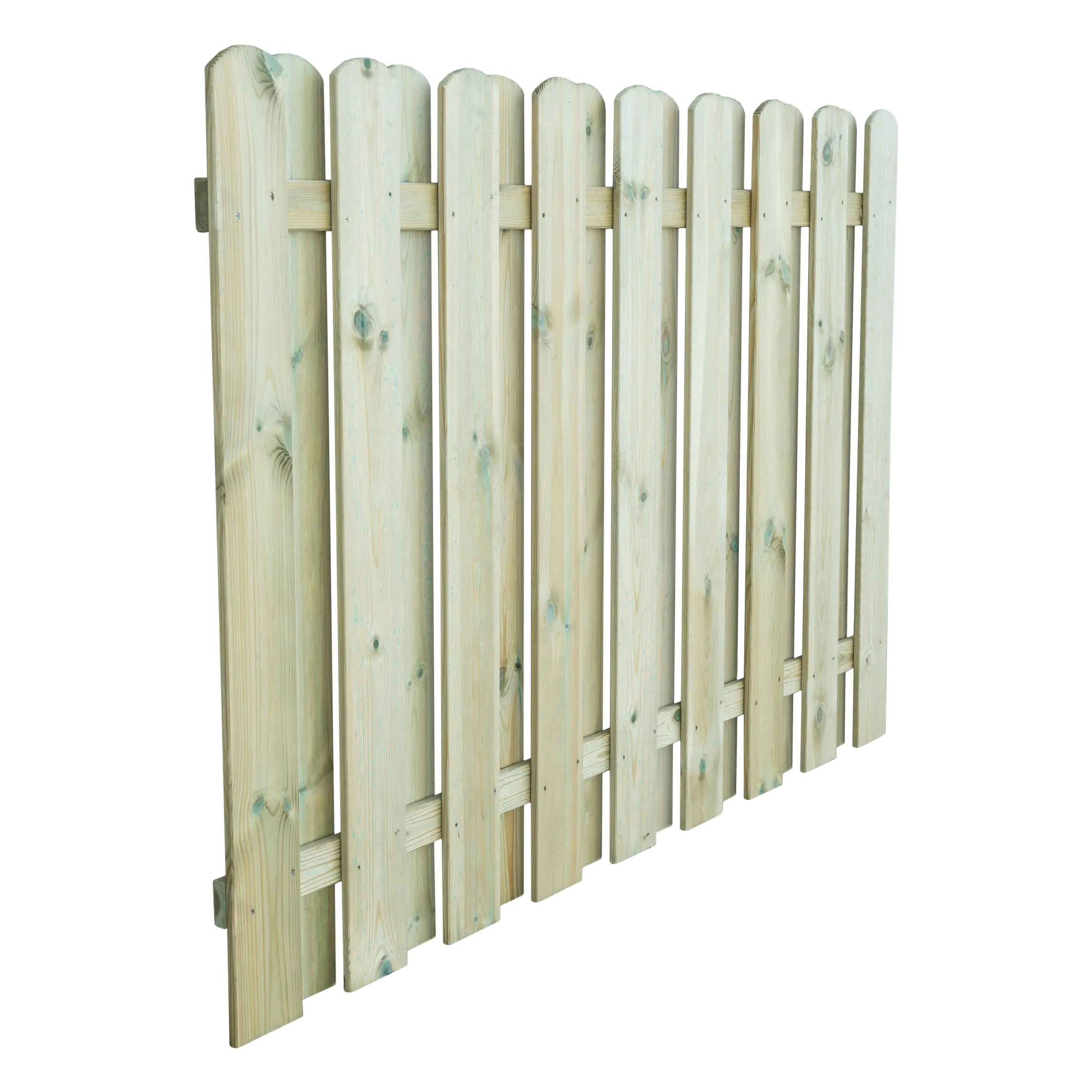 Sichtschutzzaun Fulda 180 x 120 cm natur-grün kesseldruckimprägniert