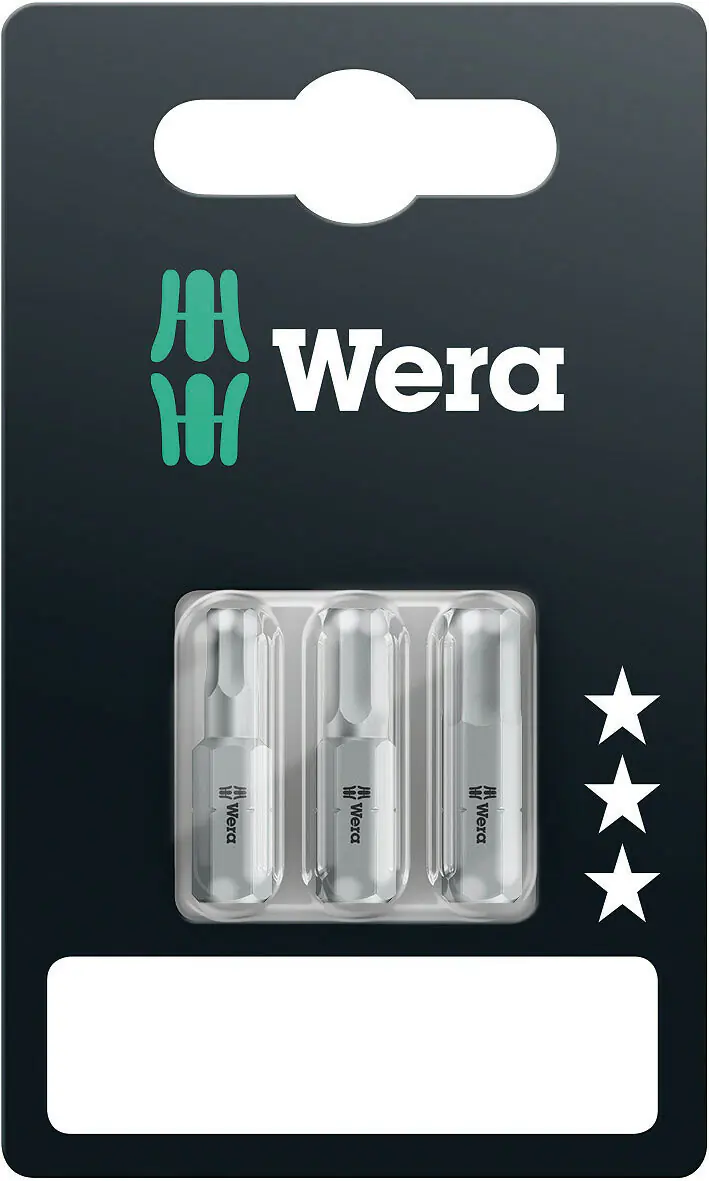 Wera Bit-Set 840/1 Z Set SB 3-teilig 4, 5, 6 mm