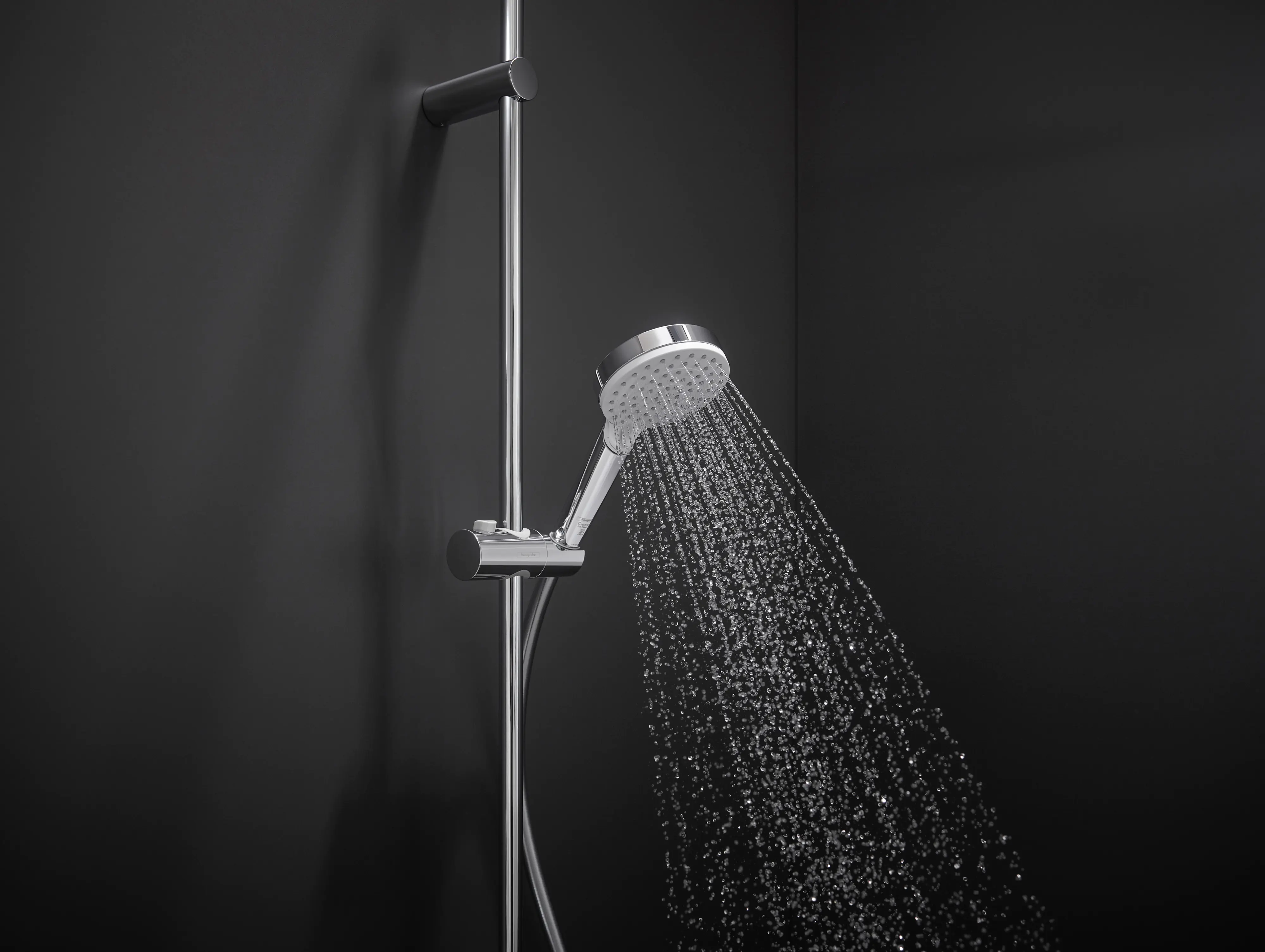 Hansgrohe Handbrause 2 Strahlarten Crometta Vario EcoSmart chrom-weiß