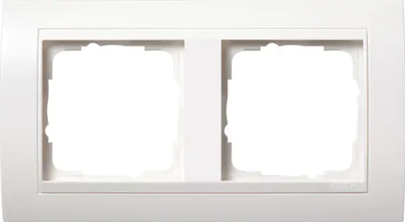 Gira Abdeckrahmen 2-fach Event, reinweiß matt, 0212327