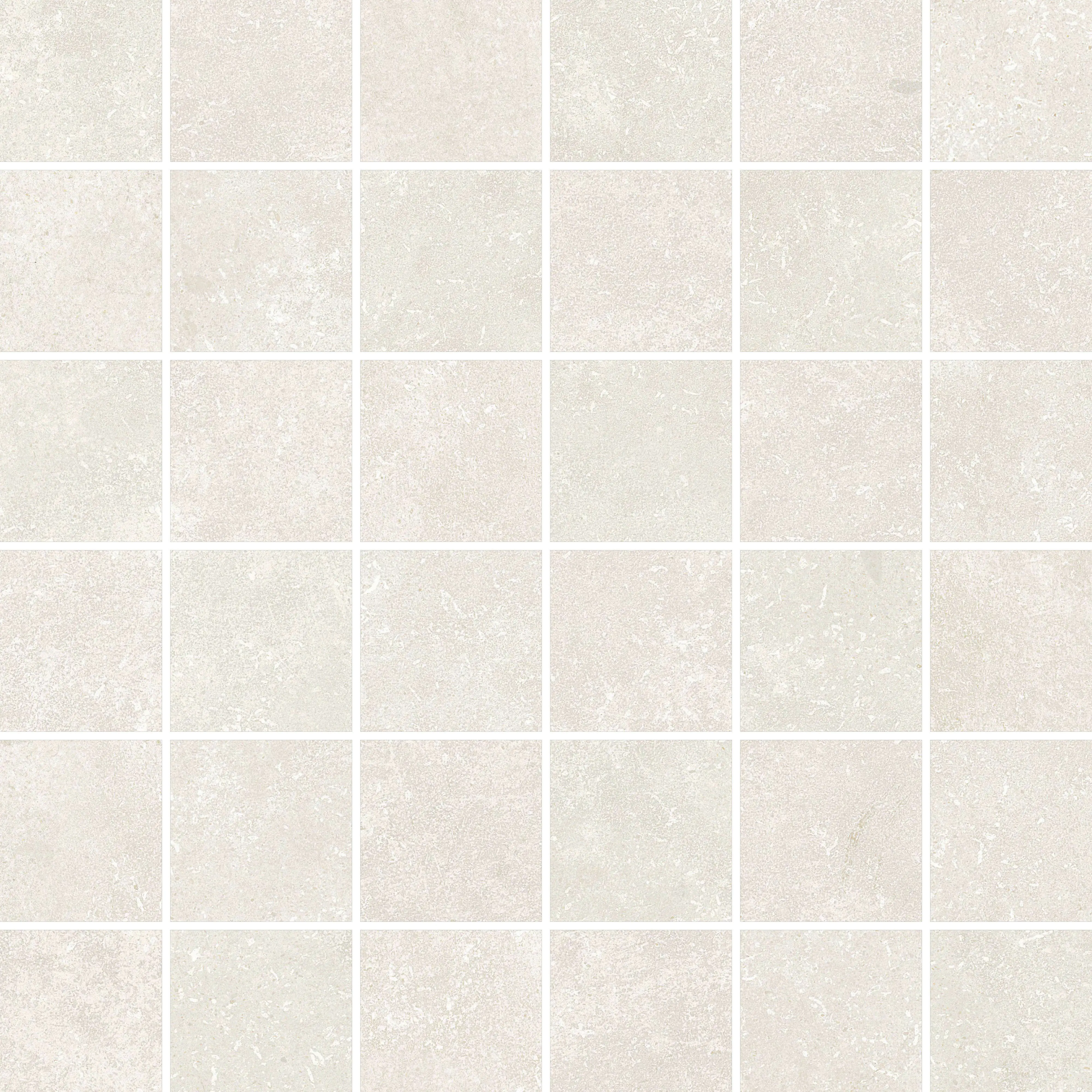 Mosaikfliese Stone Quadrat 30 x 30 cm elfenbein Steinmaß: ca. 5,0 x 5,0 cm