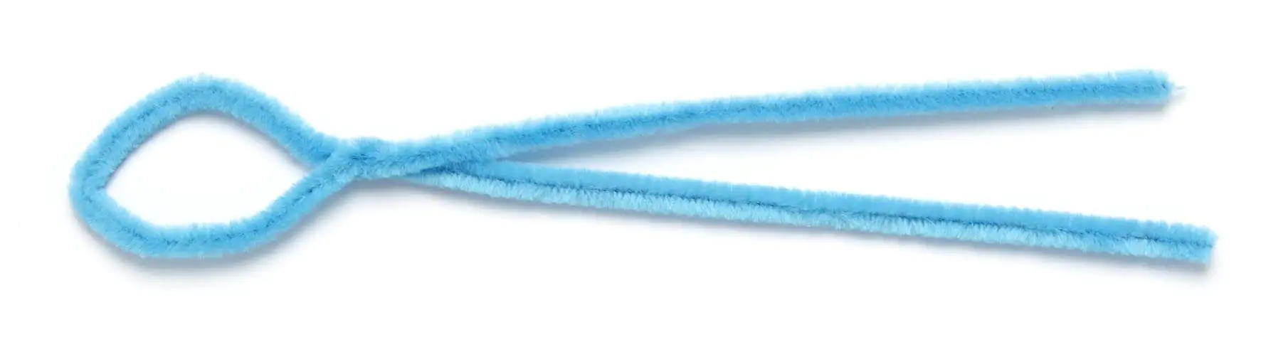 Glorex Biegeplüsch hellblau 10 Stück