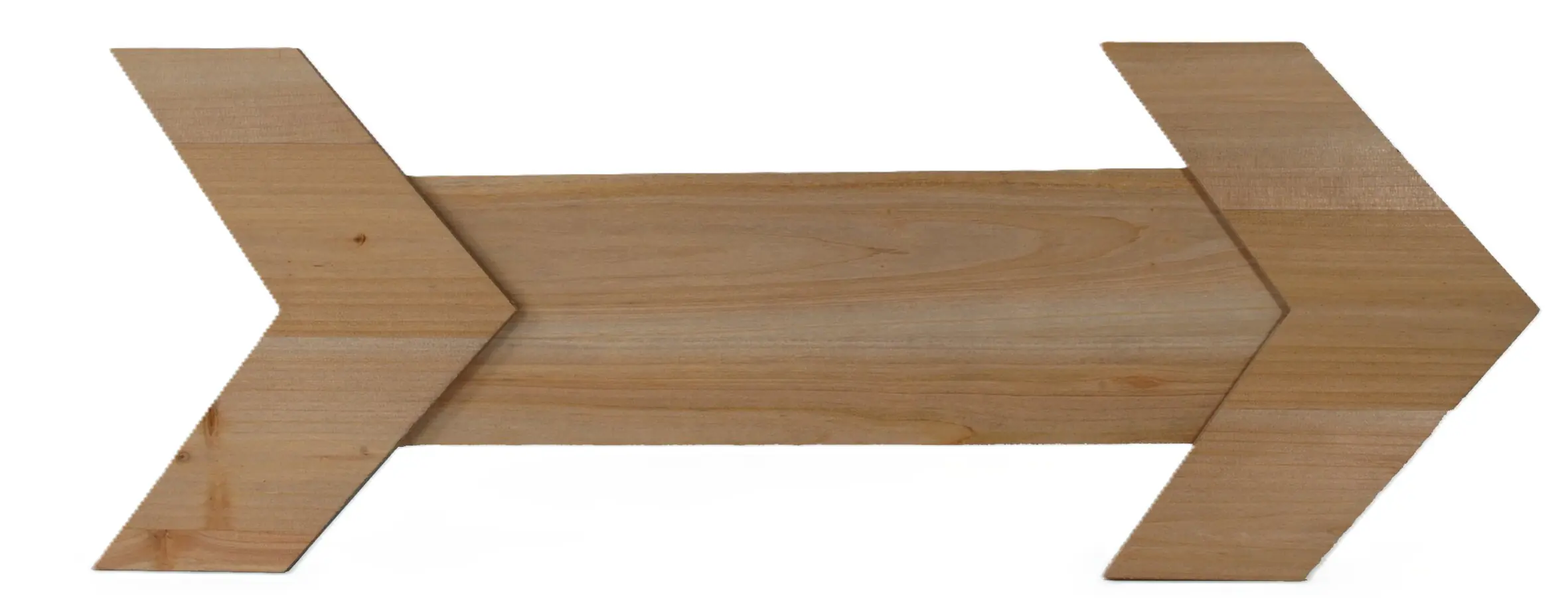 Schriftzug XL Arrow Holz  74,5x29x1,8 cm