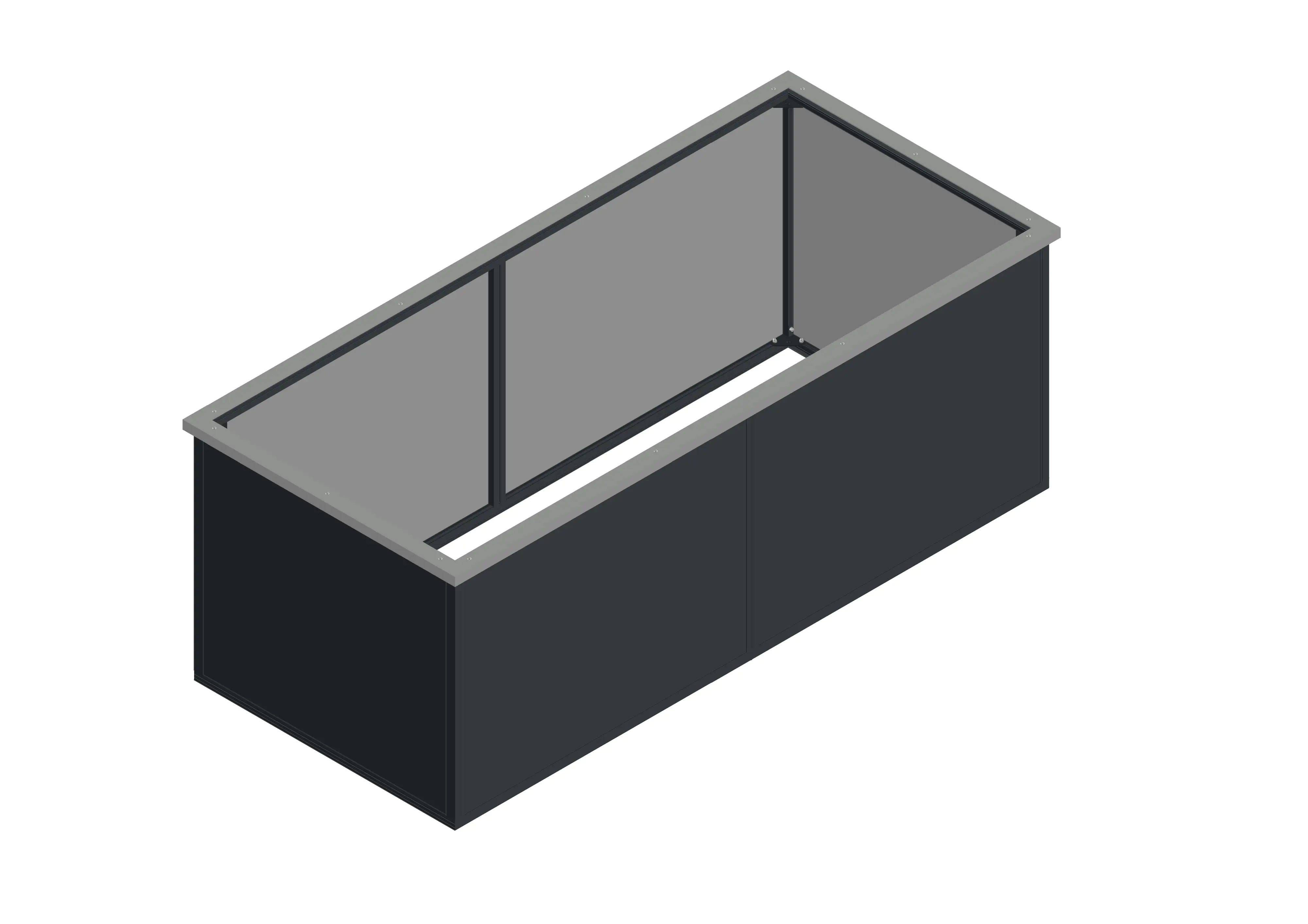 KGT Schneckenkante für Alu-Hochbeet 210, pressblank