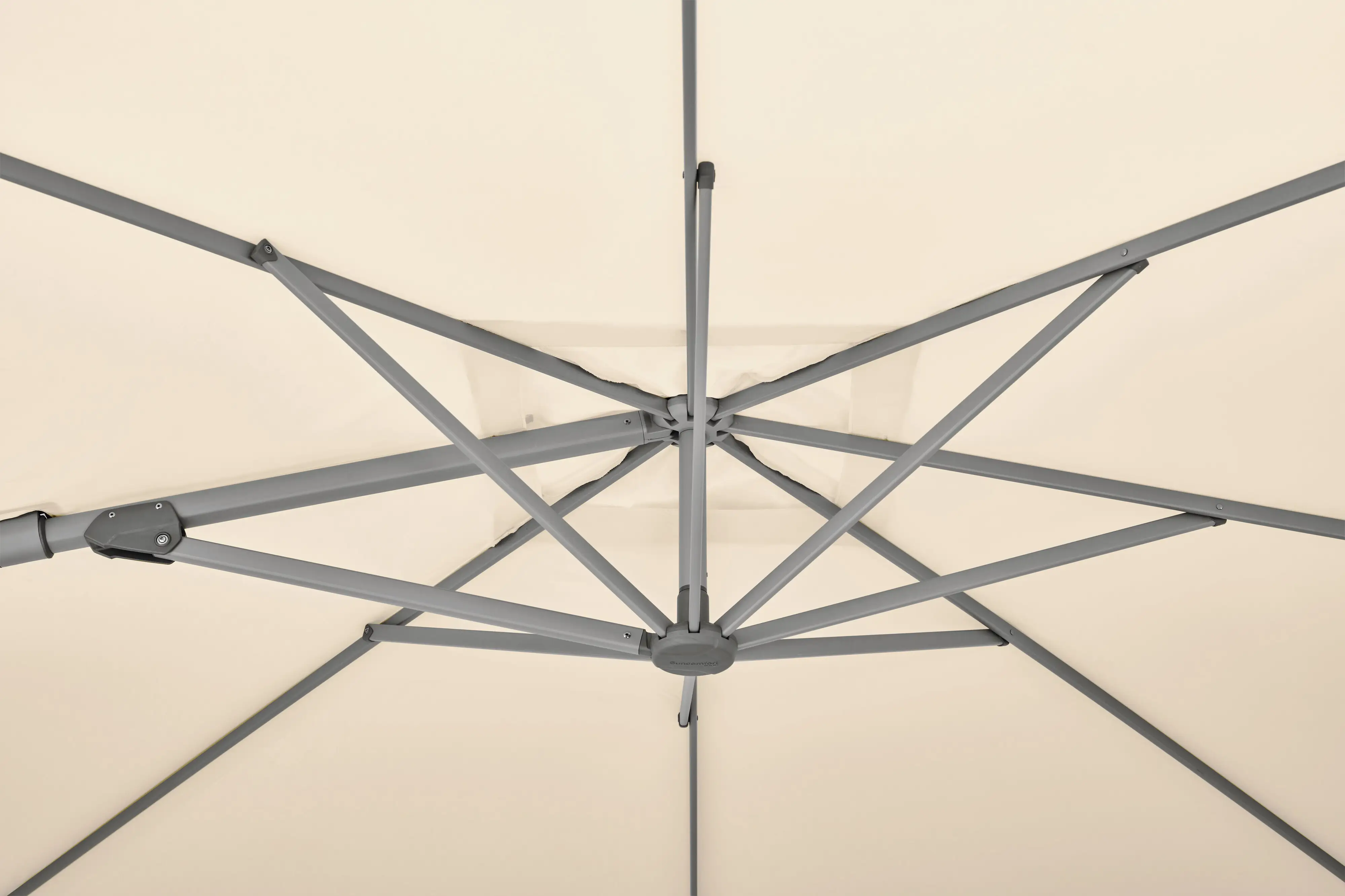 Suncomfort Sonnenschirm Varioflex beige 300 x 300 cm Suncomfort Sonnenschirm Varioflex beige 300 x 300 cm