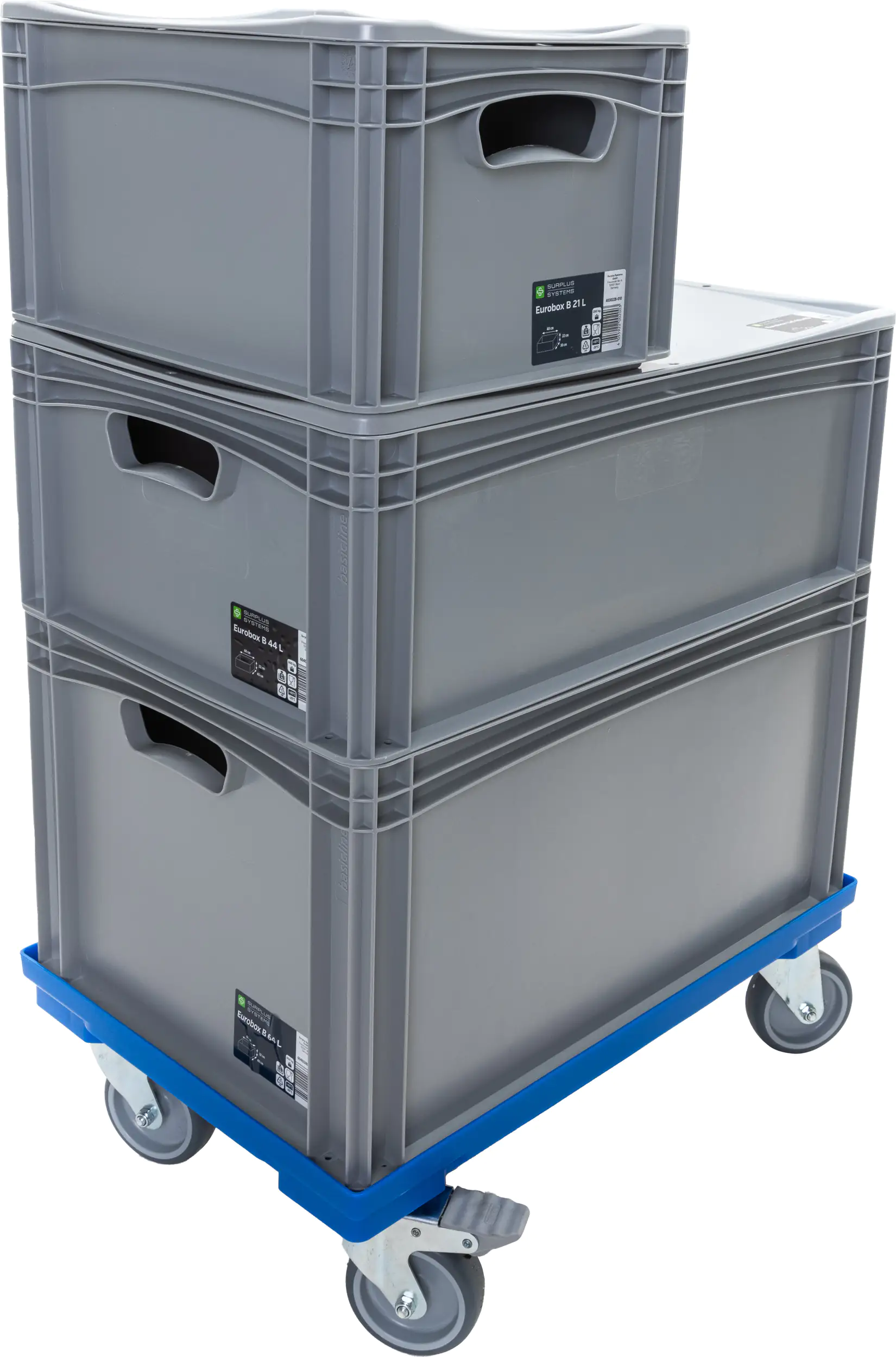 Eurobox 40 x 30 x 22 cm, 20,8 L, grau Eurobox 40 x 30 x 22 cm, 20,8 L, grau