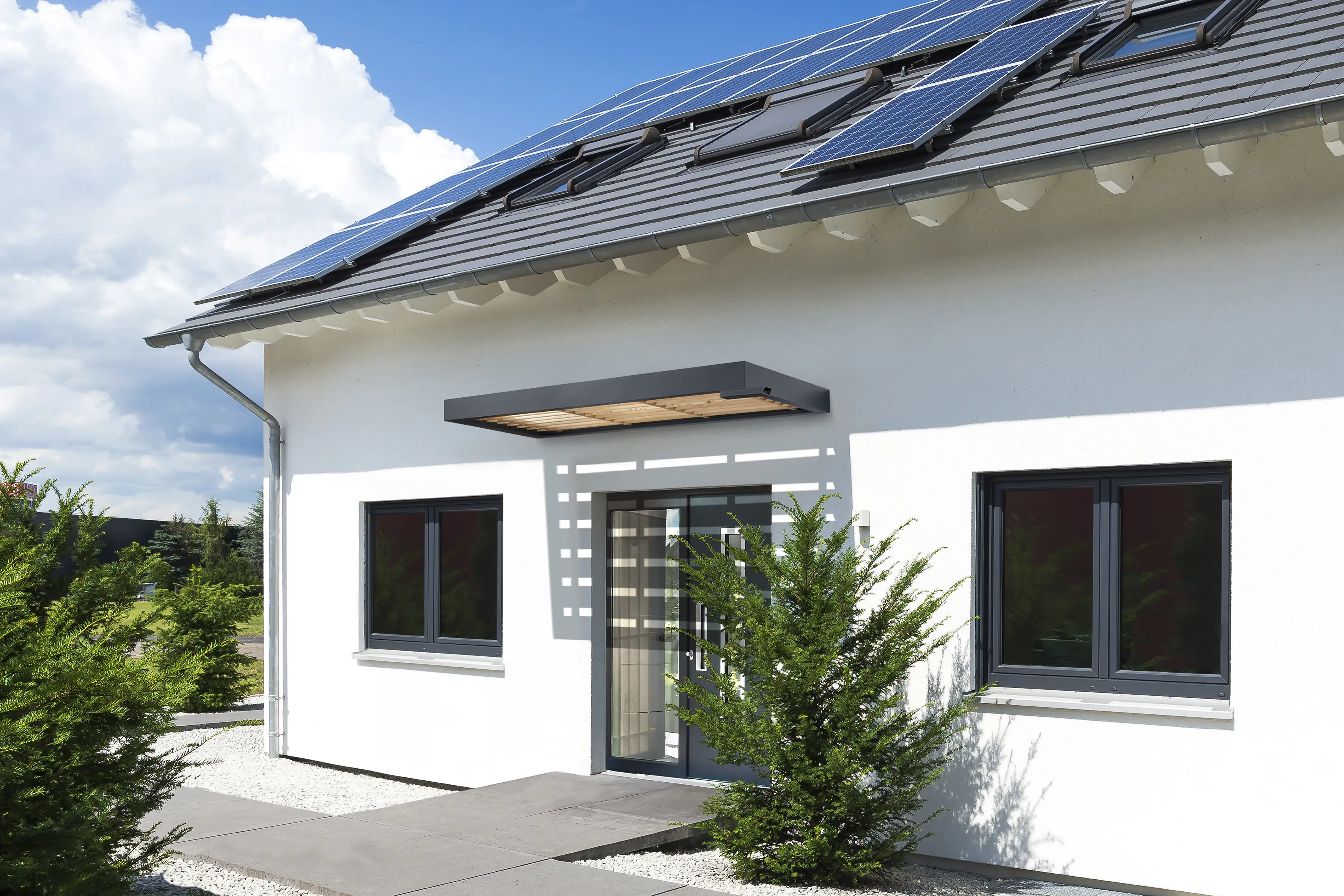 Gutta Rechteckvordach BS Timber-Line 160 cm