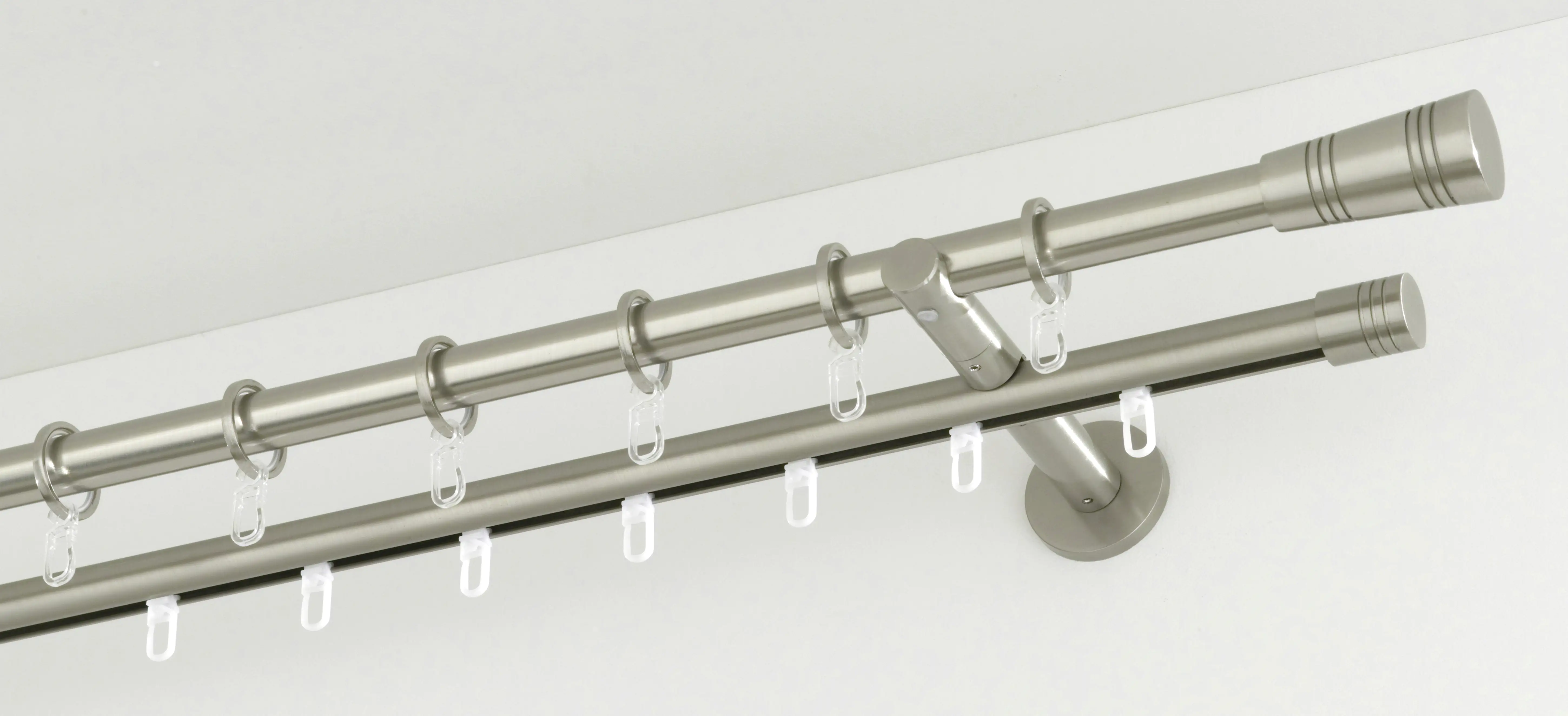5050685111688_1394118 Gardinia Endknopf Zylinder zu Stilprogramm Chicago, Ø 20 mm edelstahl-optik