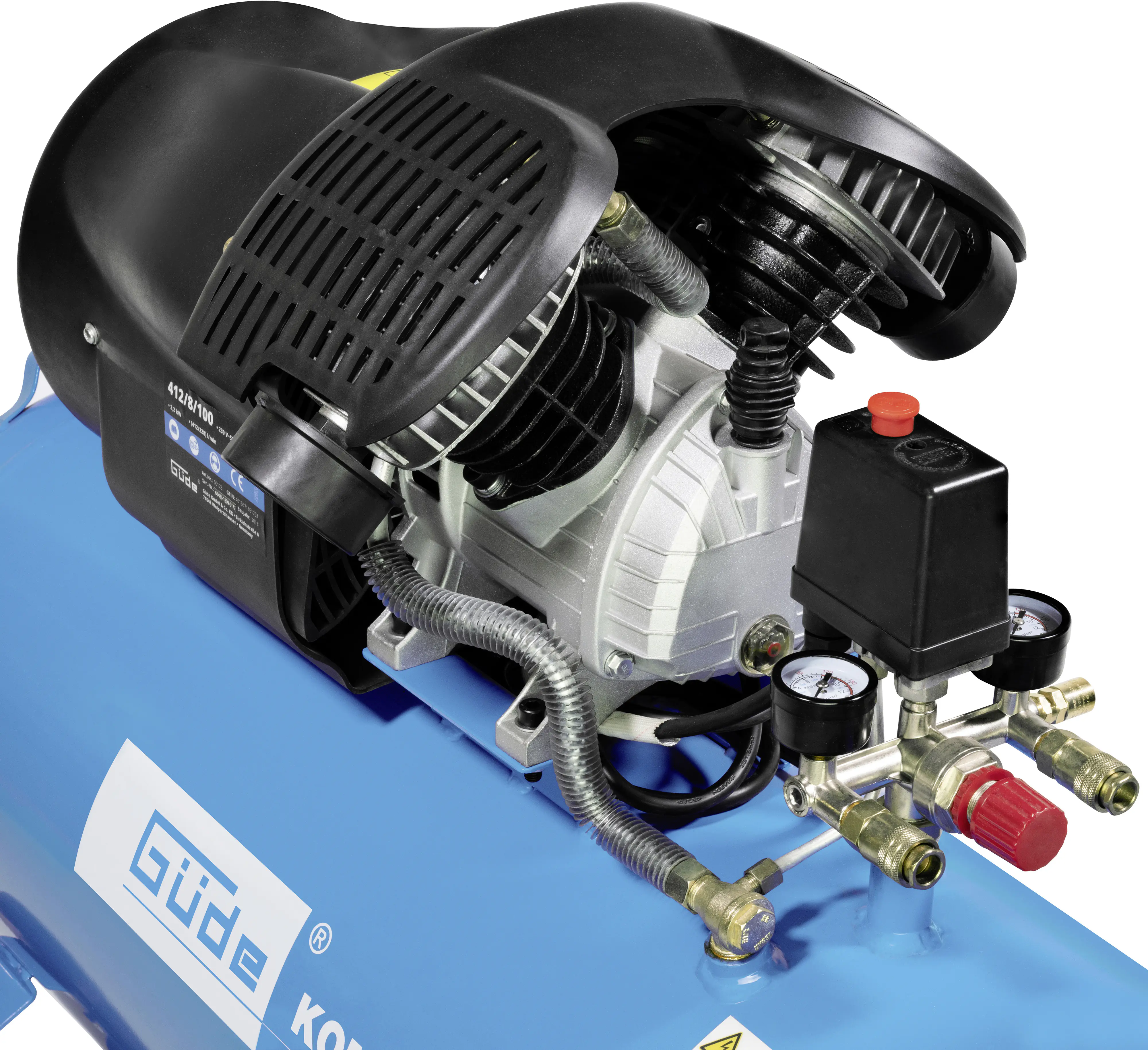 Güde Kompressor 412/8/100 8 bar 100 l 412 l/min 2,2 KW