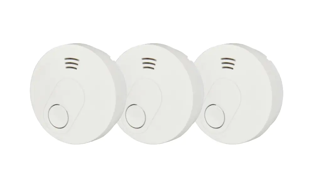Rauchwarnmelder 3er Pack bis zu 10 Jahre Batterielaufzeit, VDS-geprüft Rauchwarnmelder 3er Pack bis zu 10 Jahre Batterielaufzeit, VDS-geprüft