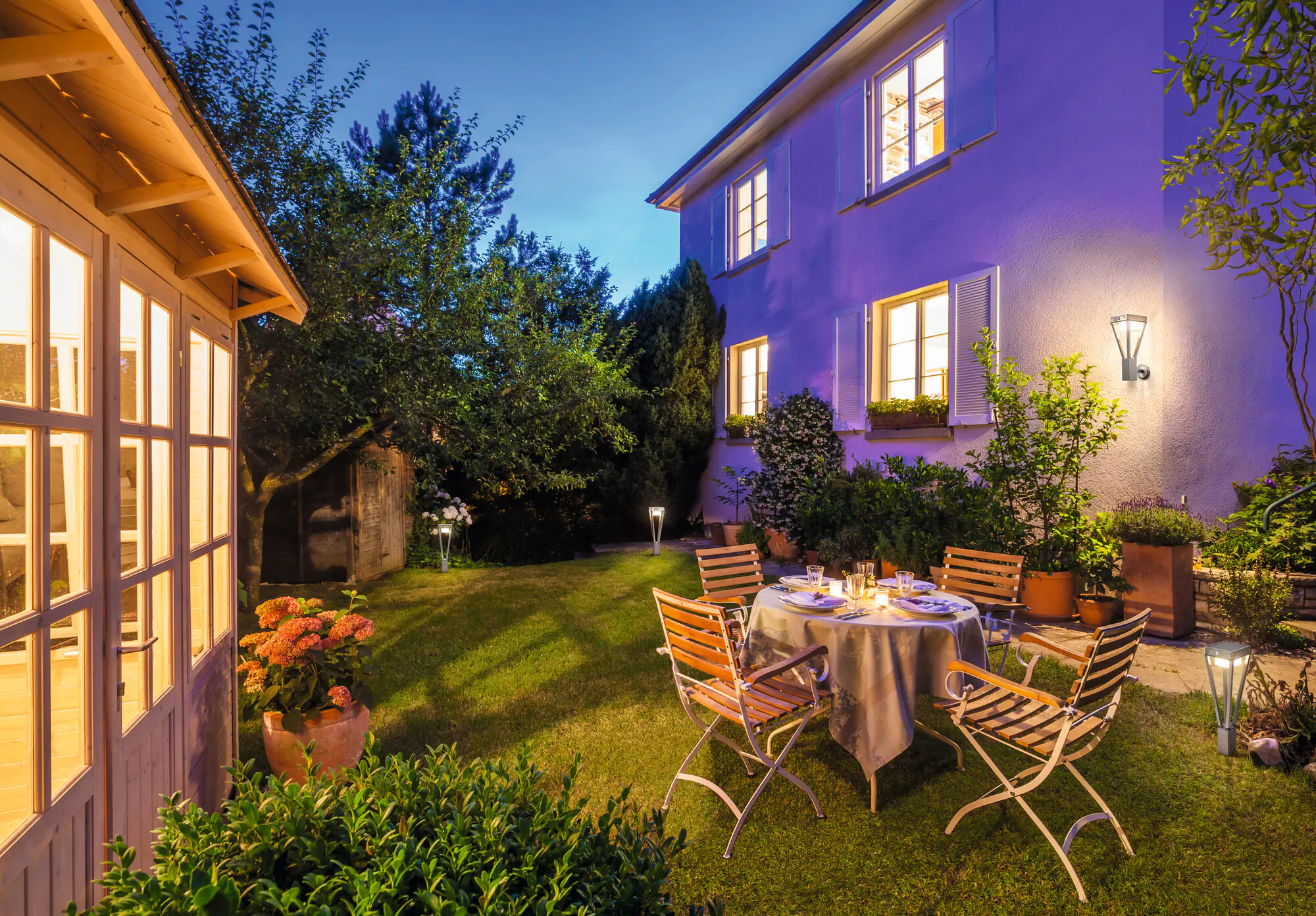 Ledvance Endura Style Solar Bouquet Gartenleuchte 50 cm 6 W Sensor