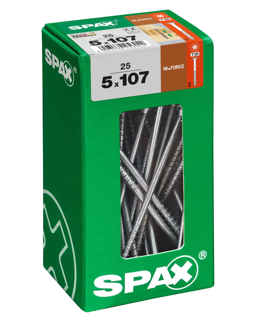 Spax Universalschrauben 5.0 x 107 mm TX 20 - 25 Stk.