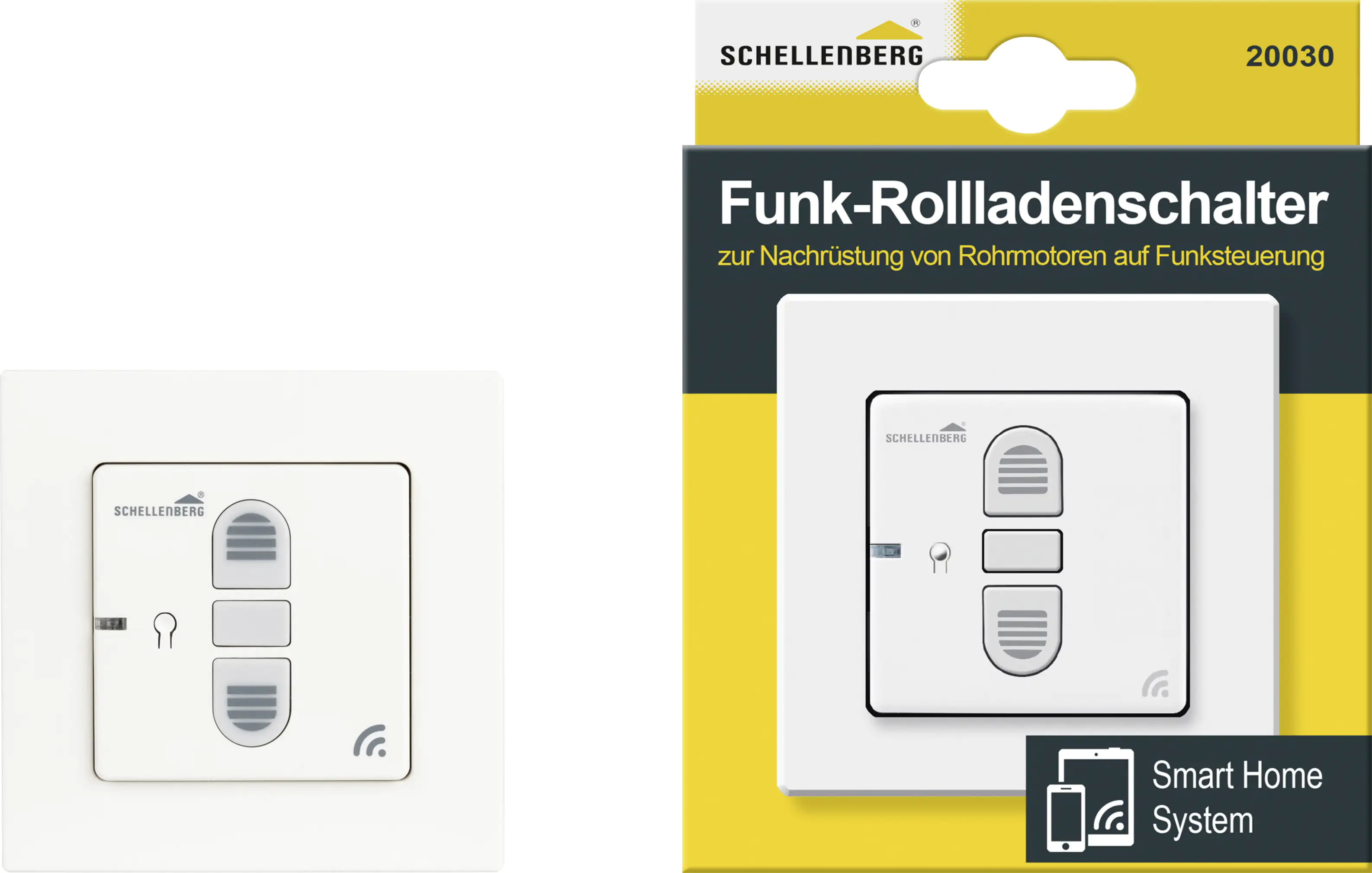 Schellenberg Funk Empfangsschalter, Unterputz