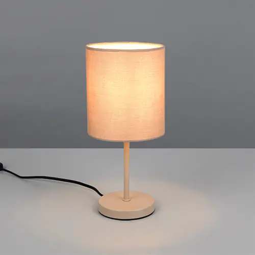 Reality Tischleuchte Jerry Modern Ø 13 x 28,5 cm warm beige