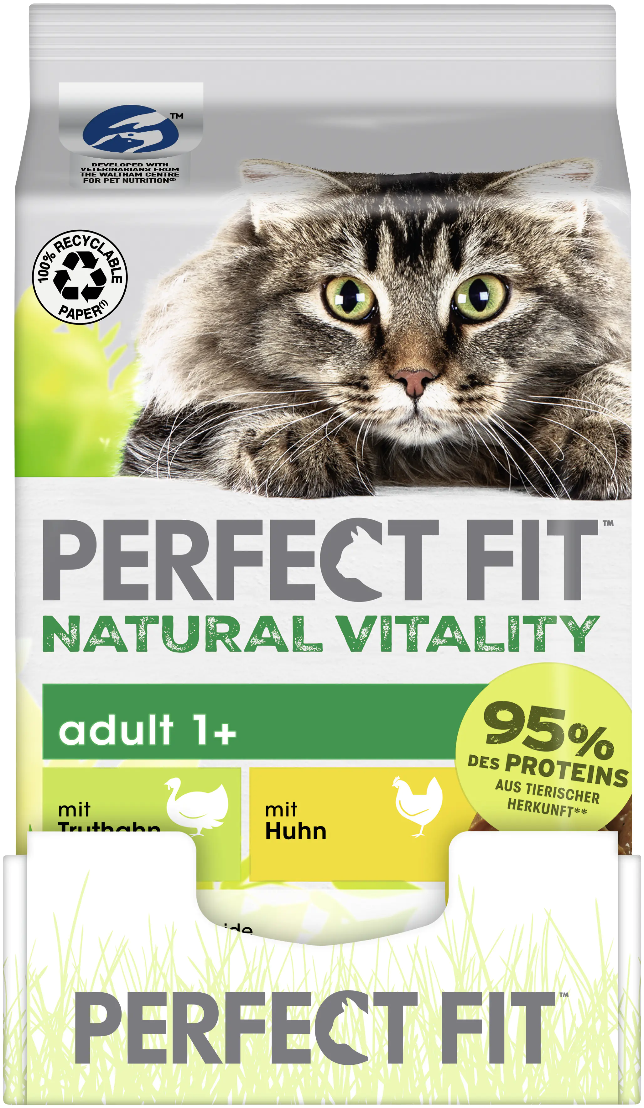 Perfect Fit Natural Vitality 1+ Truthahn & Huhn Katzenfutter 6 x 50g Perfect Fit Natural Vitality 1+ Truthahn & Huhn Katzenfutter 6 x 50g