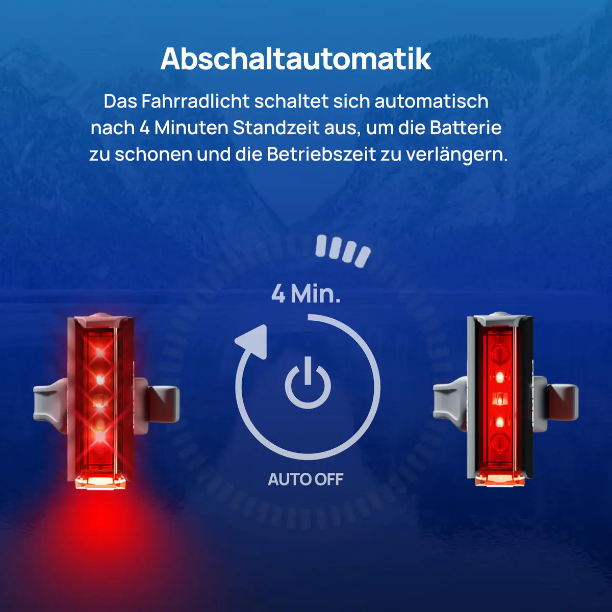 Fischer LED Akku Beleuchtungsset mit Fernlicht, Bodenbeleuchtung und Stopplicht Fischer LED Akku Beleuchtungsset mit Fernlicht, Bodenbeleuchtung und Stopplicht
