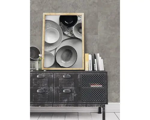 Grosfillex Kunststoffpaneel GX Wall+ Grey Concrete 60 x 30 cm 5 mm