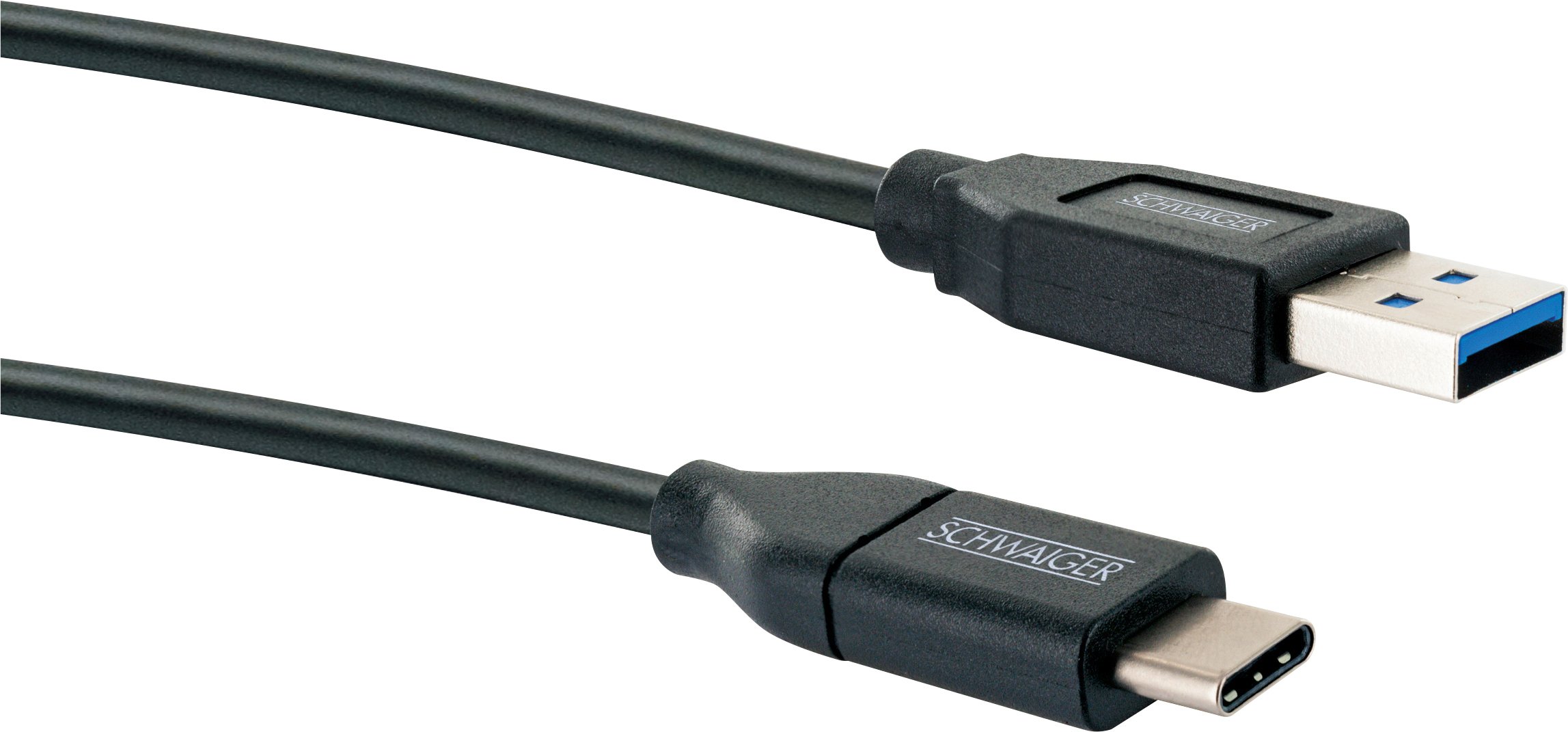 Schwaiger Sync und Ladekabel USB 3.1 auf USB 3.0 A, dunkelgrau