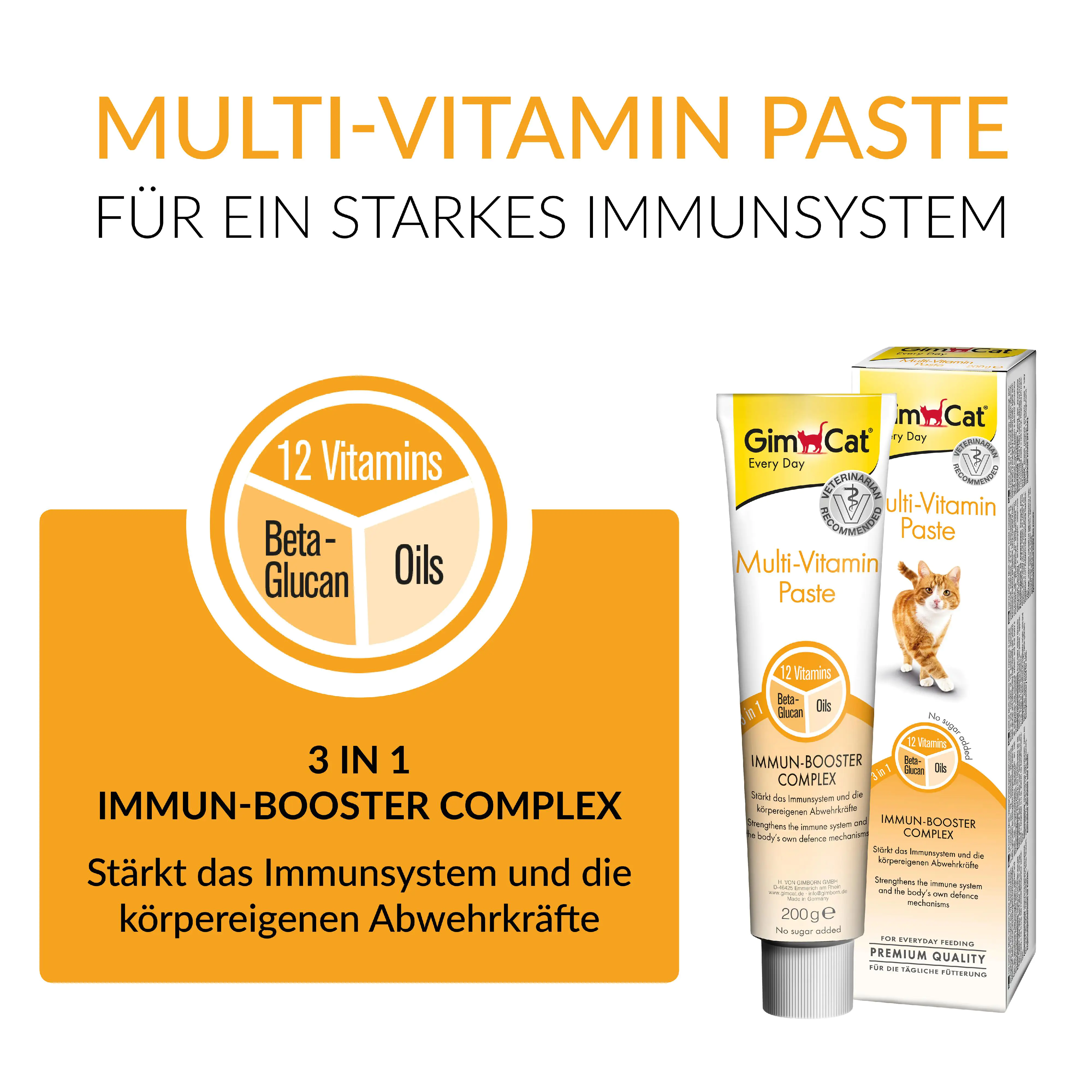 GimCat Multi-Vitamin Paste 50 g Tube GimCat Multi-Vitamin Paste 50 g Tube