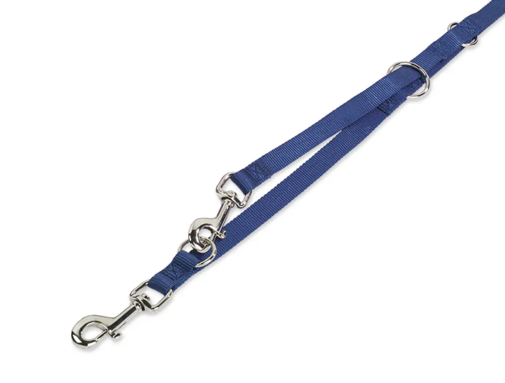 Nobby Hundeleine Führleine Classic 2 m x 2,5 cm blau