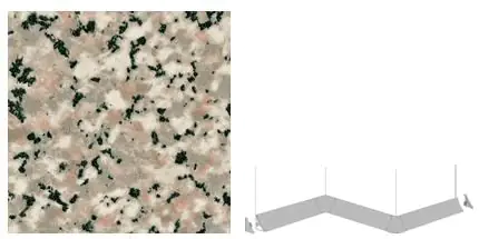 Getalit Außenecke Plus 35 x 35 x 35 mm, Granit-Optik