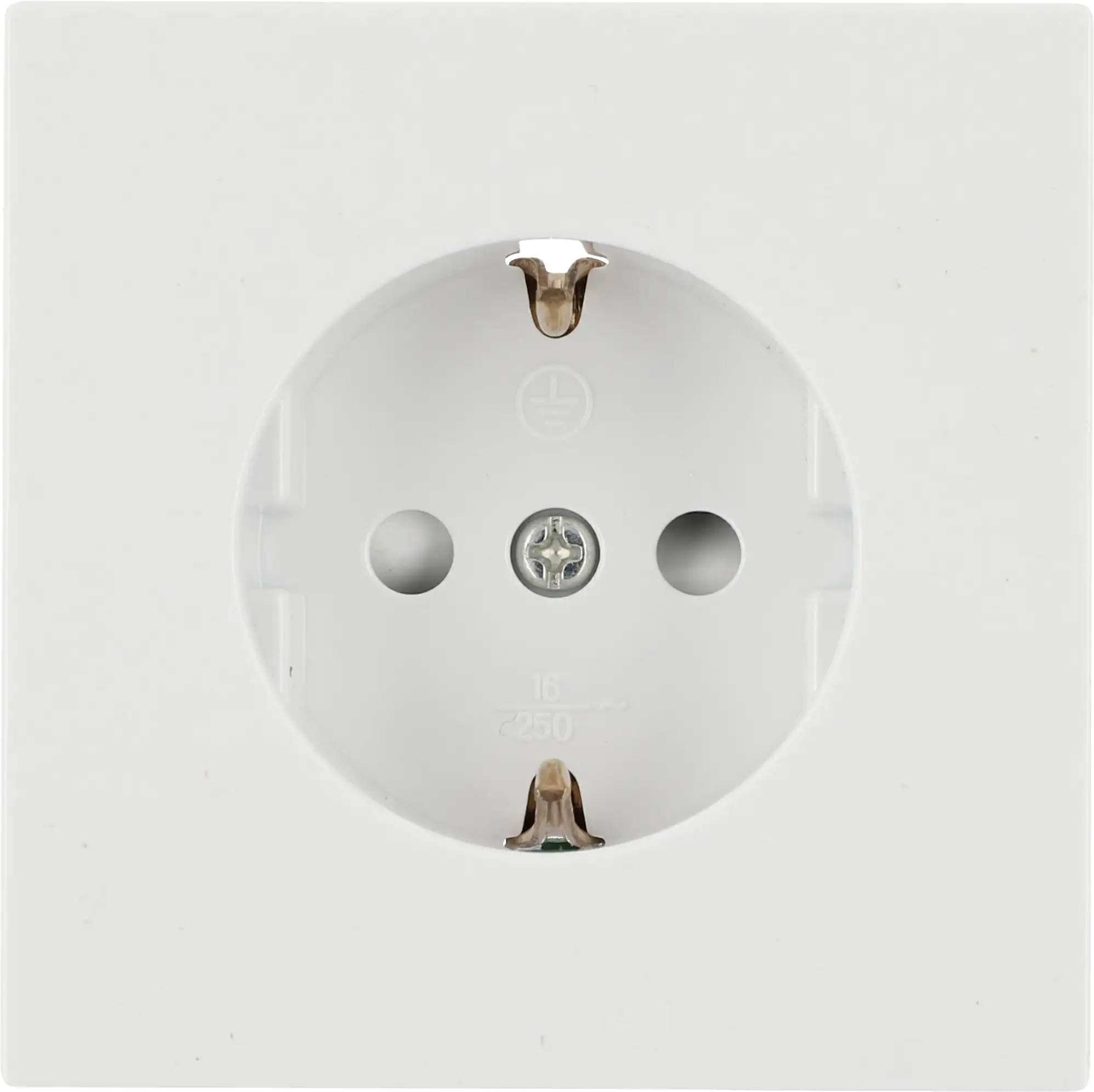 Unitec Steckdose mit Berührschutz ultraweiß, Serie Sao Paulo