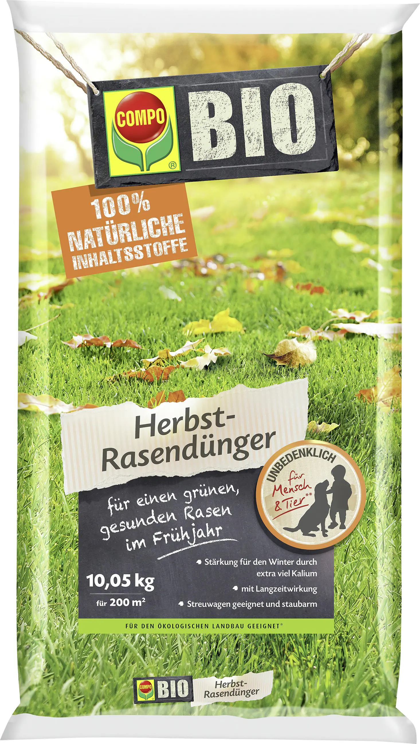Compo Bio Herbst-Rasendünger 10 kg Compo Bio Herbst-Rasendünger 10 kg
