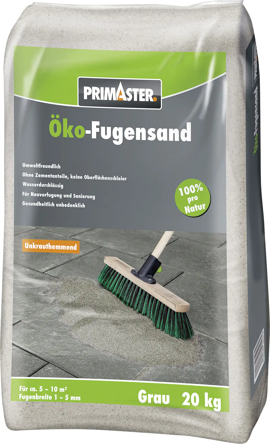 Primaster Fugensand Öko unkrauthemmend 20 kg grau