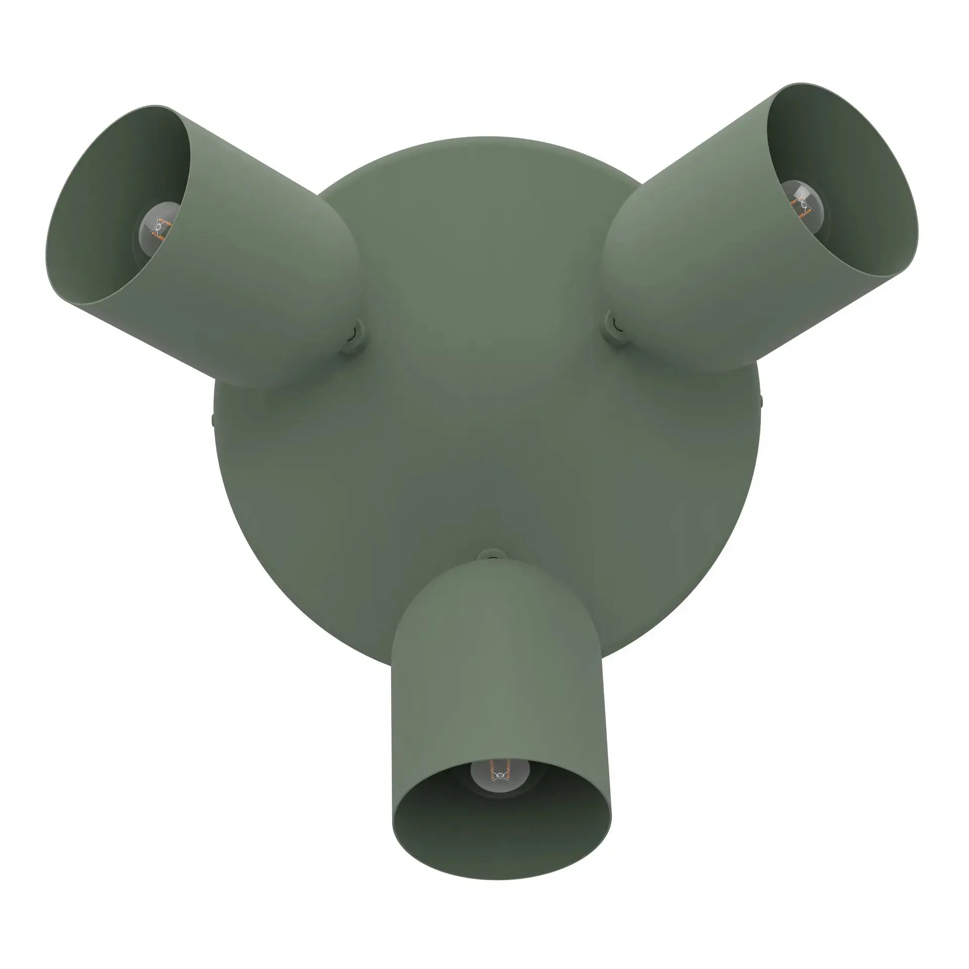 Eglo Leuchten 3er Spot Rondell Tilston Ø 25 x 21 cm grün