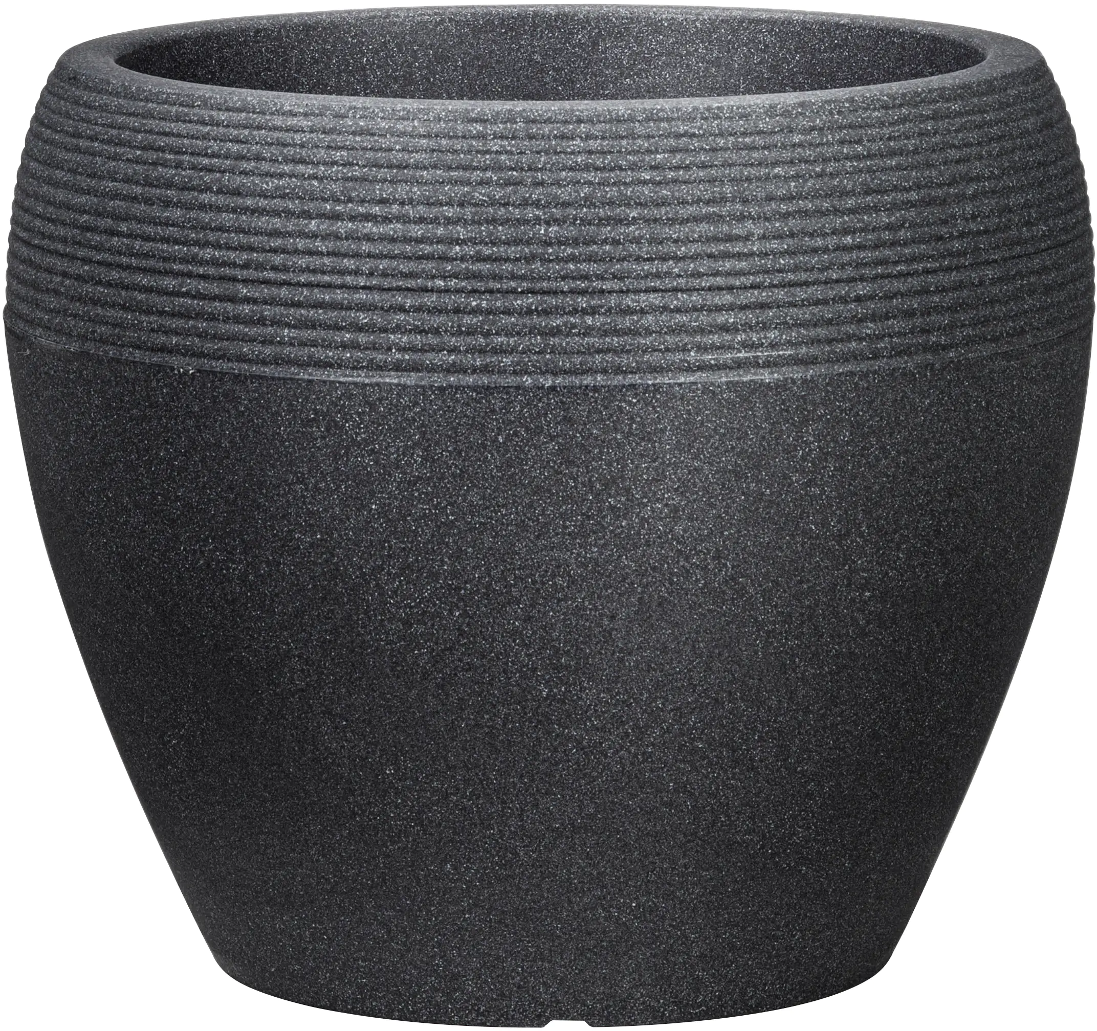 Scheurich Pflanzgefäß Lineo Serie 282 schwarz granit Ø 48 cm Scheurich Pflanzgefäß Lineo Serie 282 schwarz granit Ø 48 cm