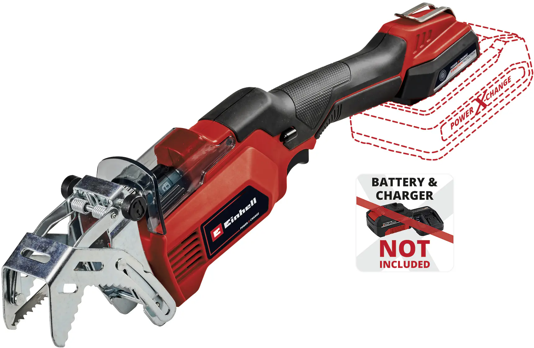 Einhell Akku Gehölzschneider GE-GS 18/150 Li-Solo 8 cm Schnittstärke