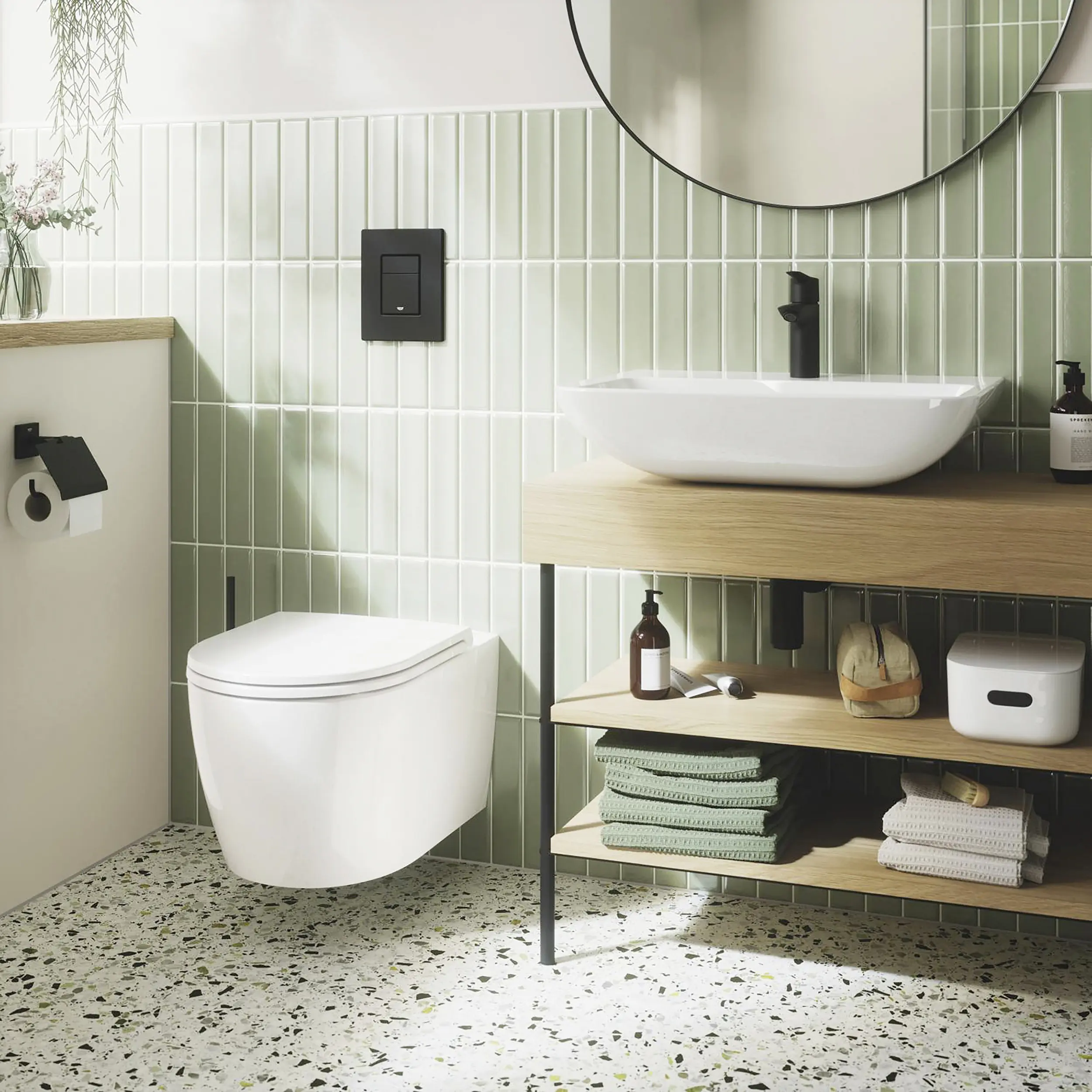 Grohe Wand WC spülrandlos Start Round Tiefspüler alpinweiß inkl. WC-Sitz Grohe Wand WC spülrandlos Start Round Tiefspüler alpinweiß inkl. WC-Sitz