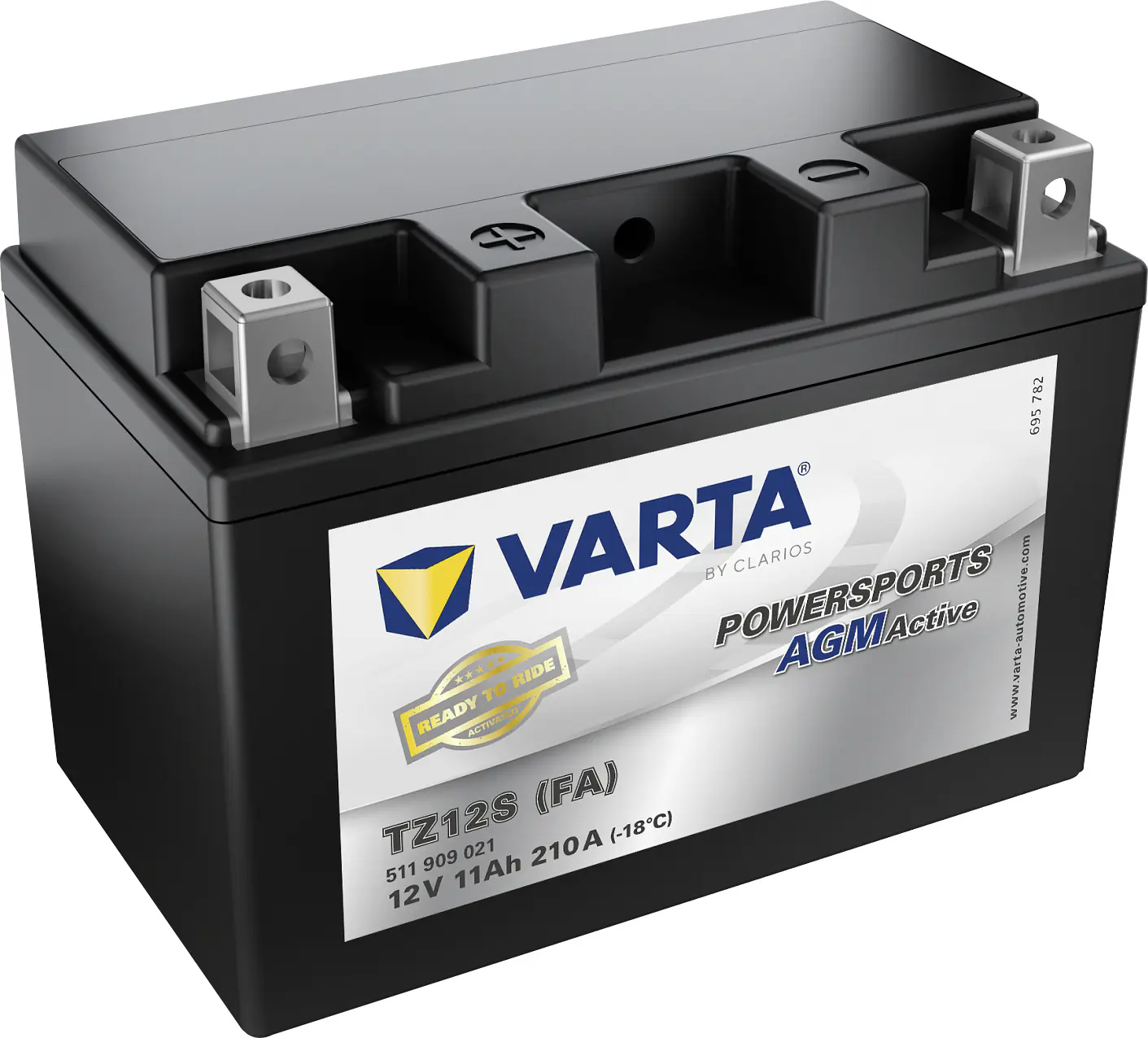 Varta AGM-Motorradbatterie TZ12S FA 12V 11Ah 210A