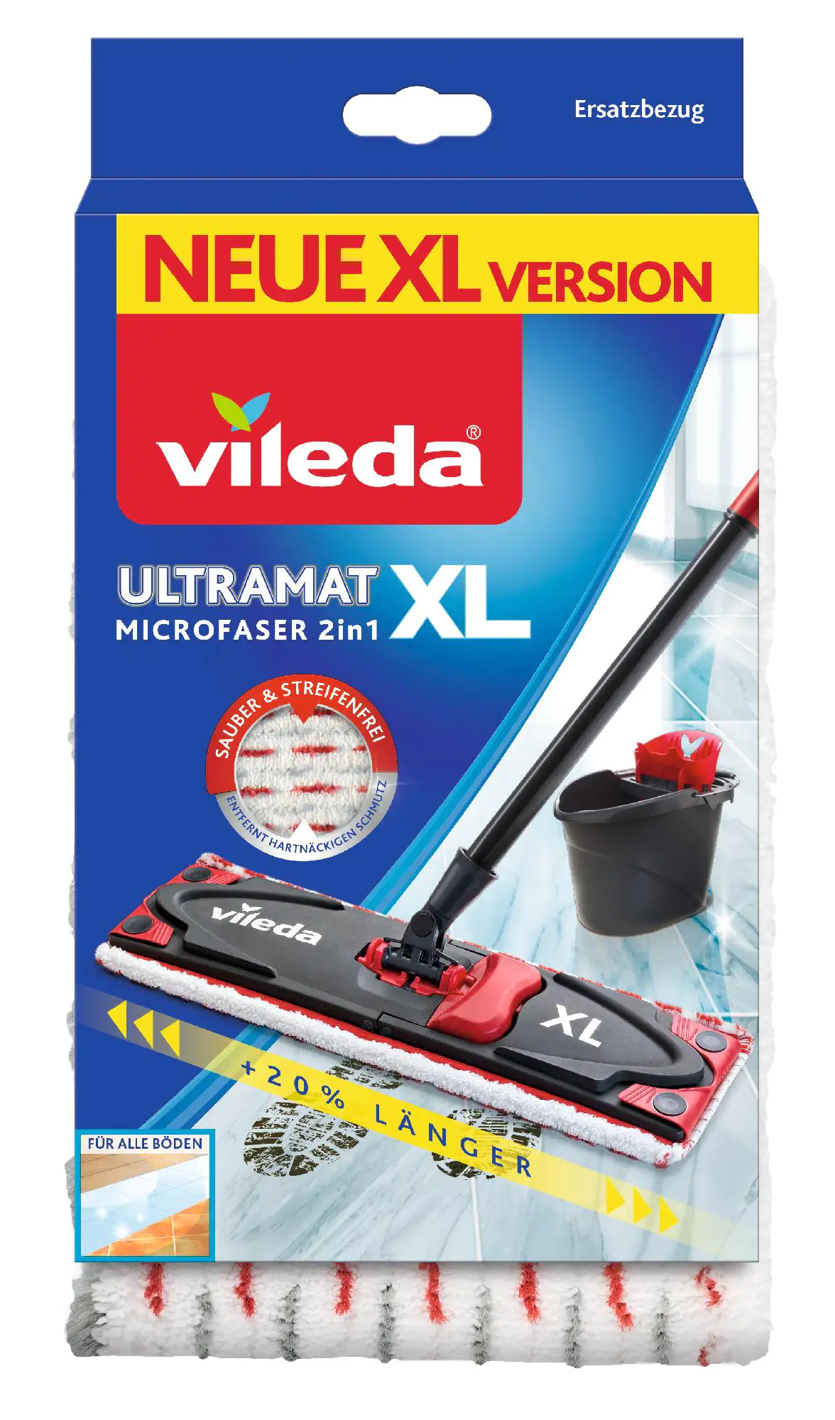 Vileda Ersatzbezug Universal XL für Bodenwischer UltraMat Vileda Ersatzbezug Universal XL für Bodenwischer UltraMat