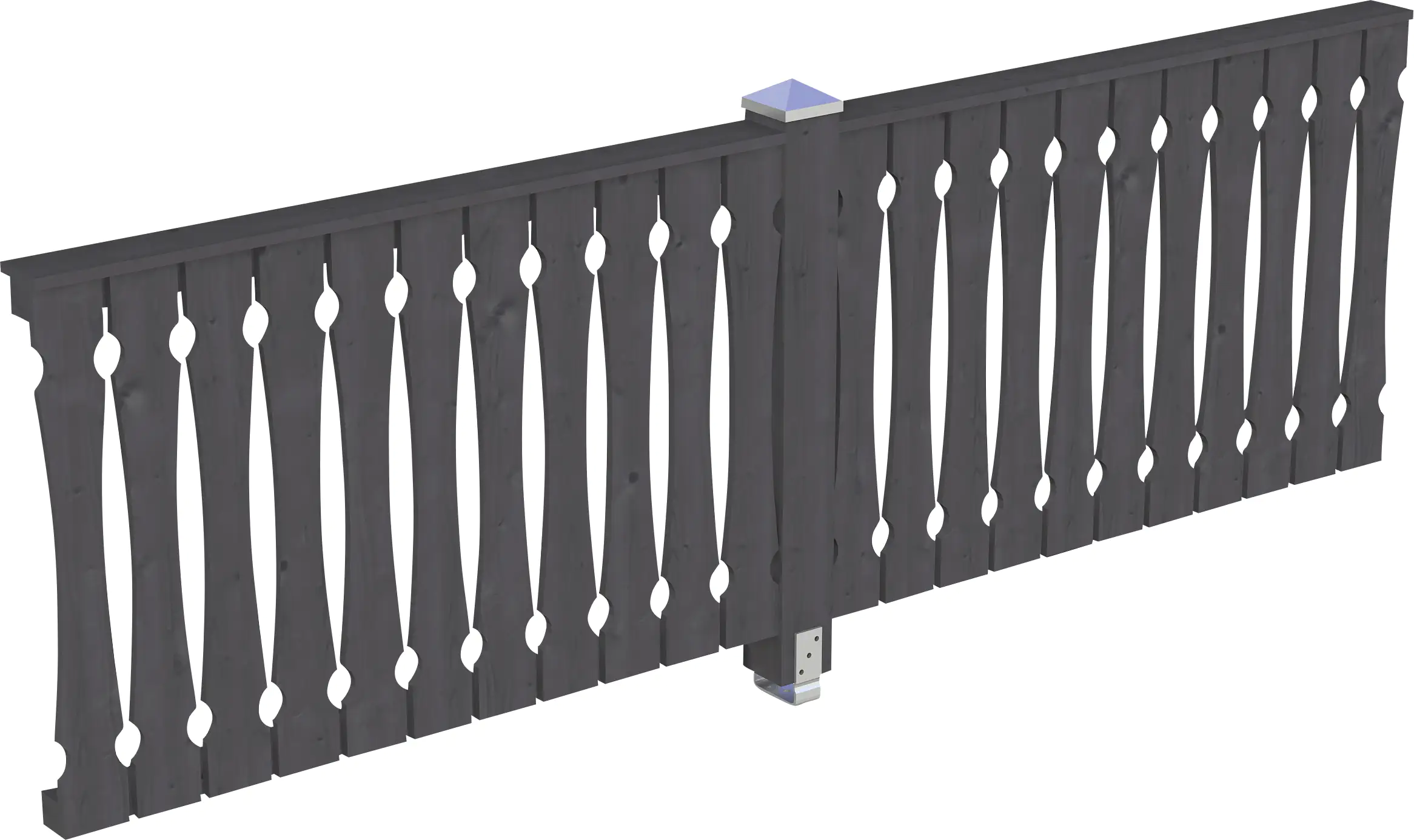 SKAN HOLZ Brüstung Balkonschalung 305 x 96 cm Fichte SKAN HOLZ Brüstung Balkonschalung 305 x 96 cm Fichte